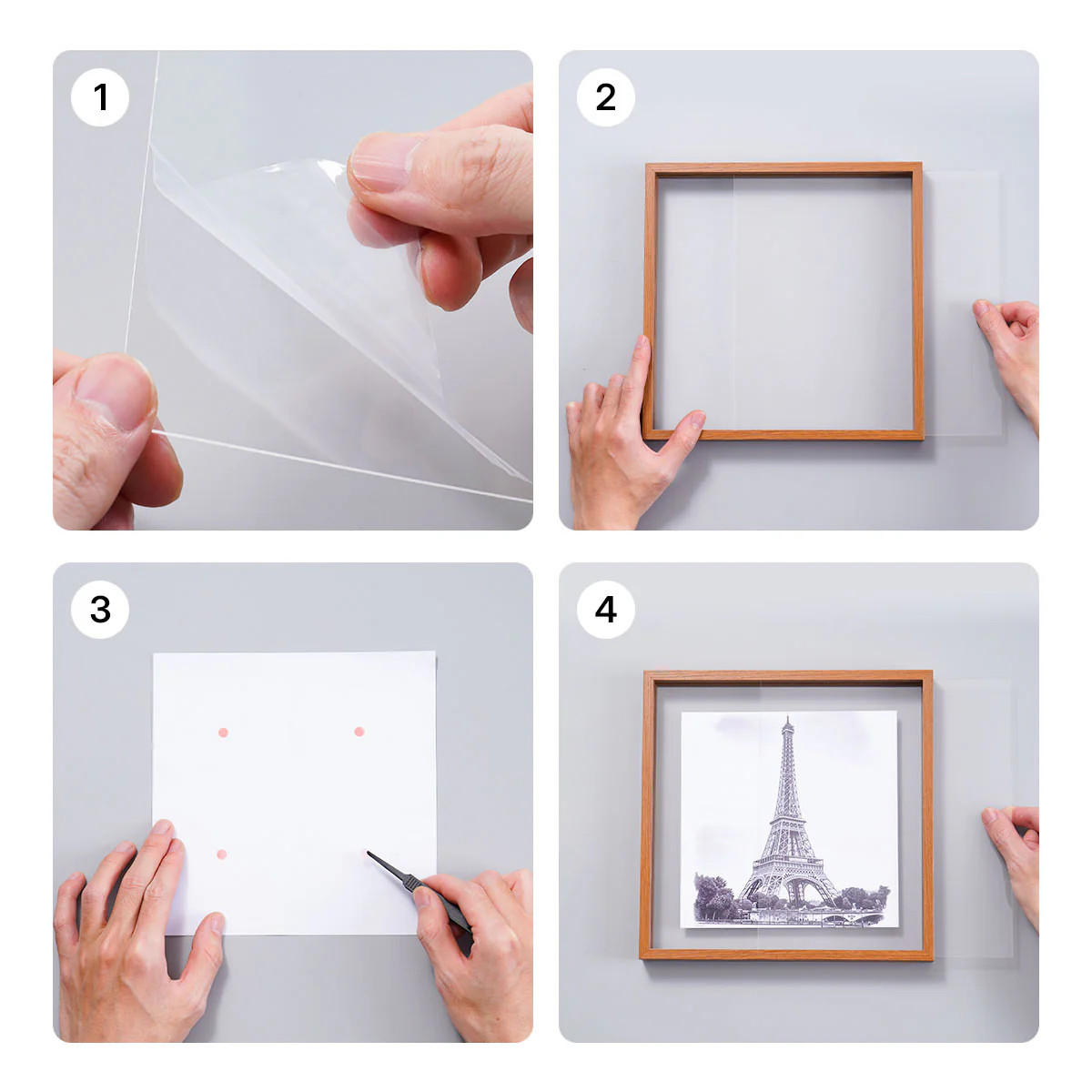 Robotime Double Glass Picture Frame - Image 4