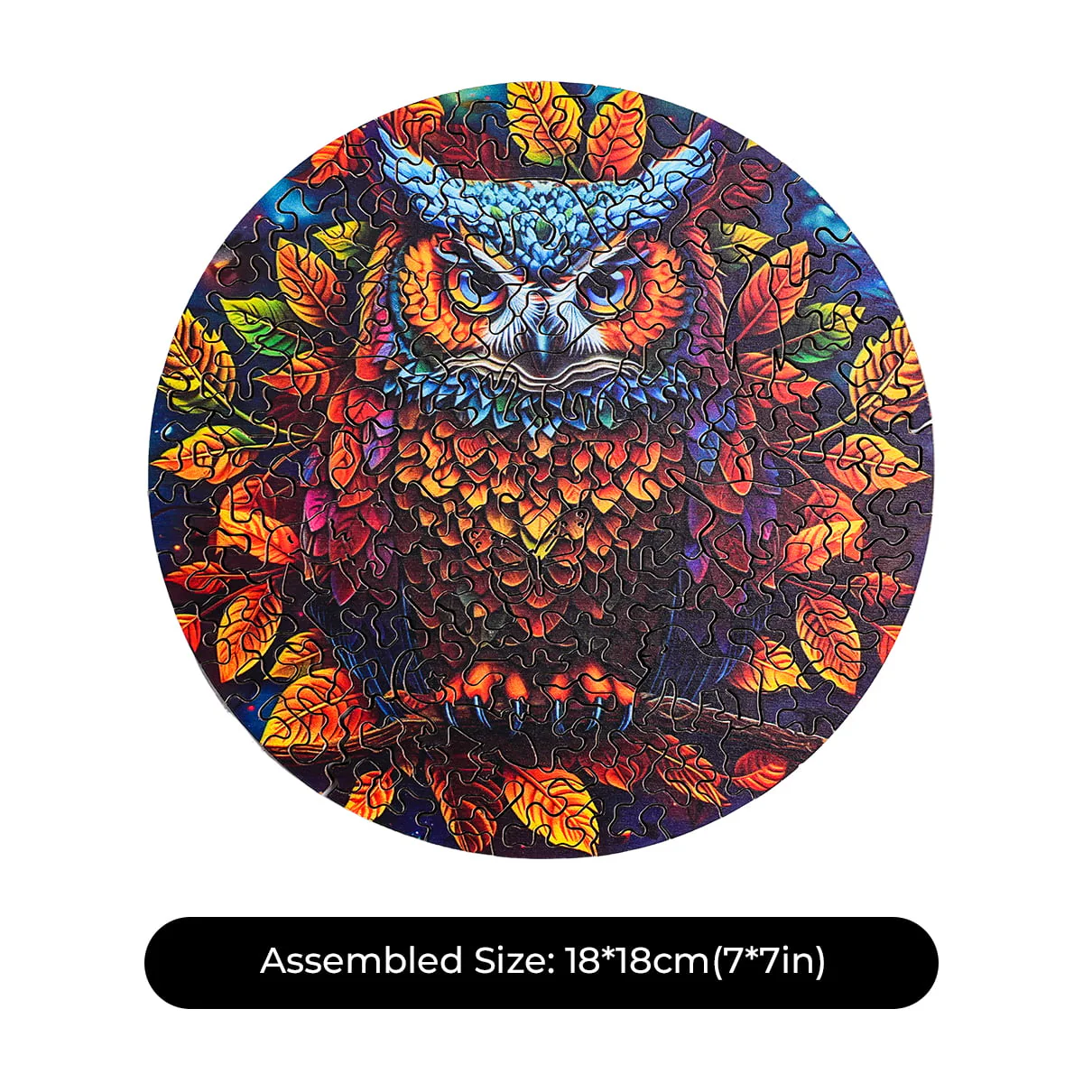 ROBOTIME Moonlight Owl Wooden Jigsaw Puzzle - Image 5