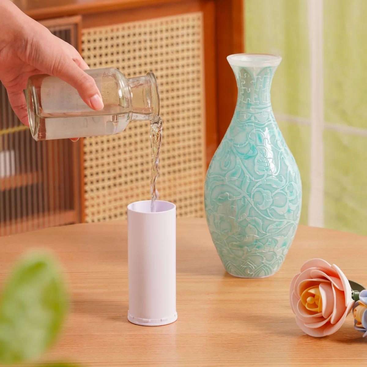 Robotime Puzzle Vase Summer Blossoms Emerald Garden VAS002 - Image 4