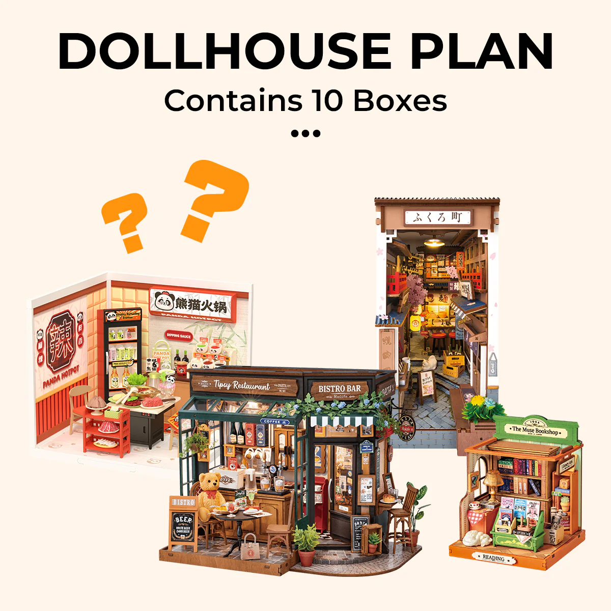 Robotime Subscription Box - Dollhouse Plan - Image 2