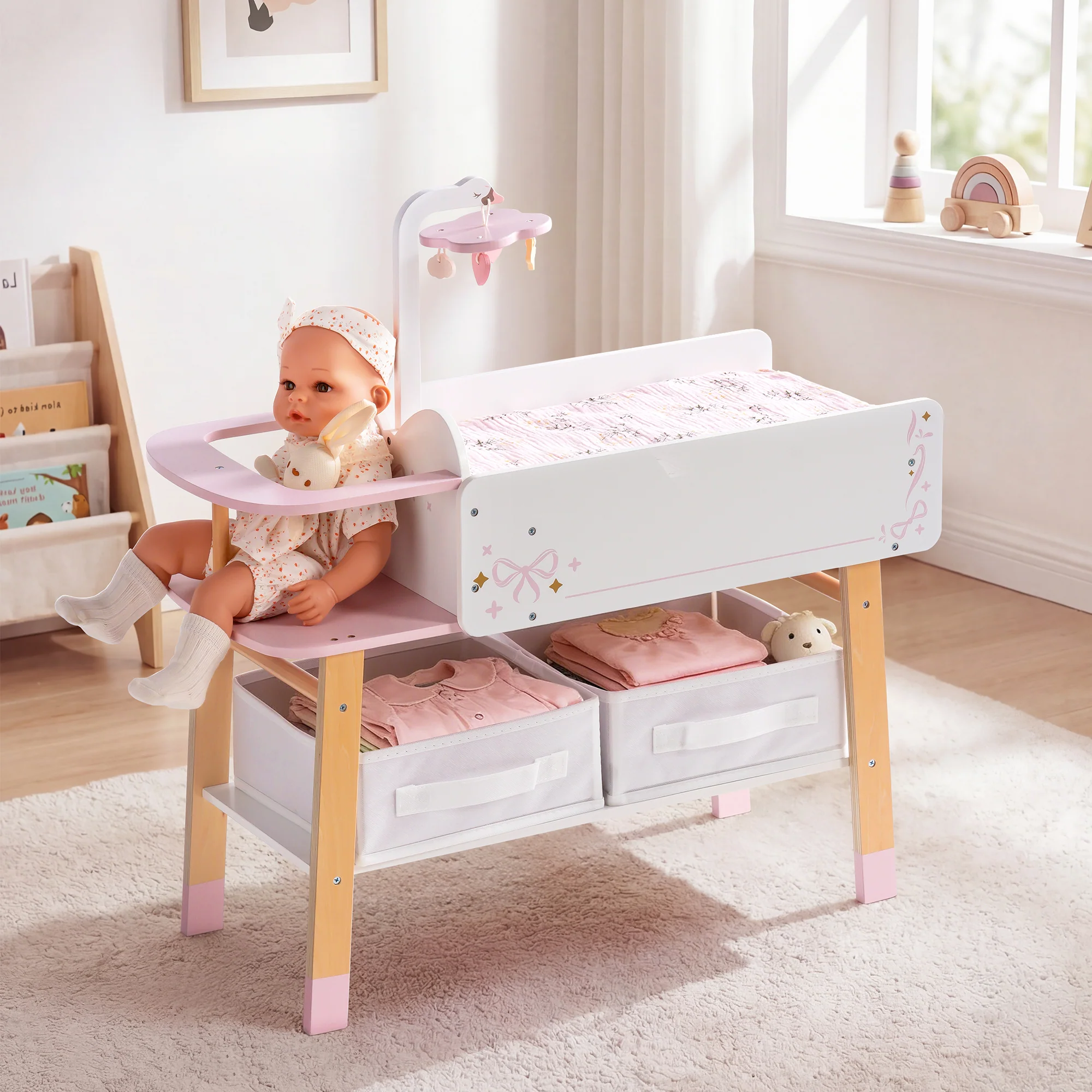ROBUD 18 Inch Doll Changing Table - Image 4