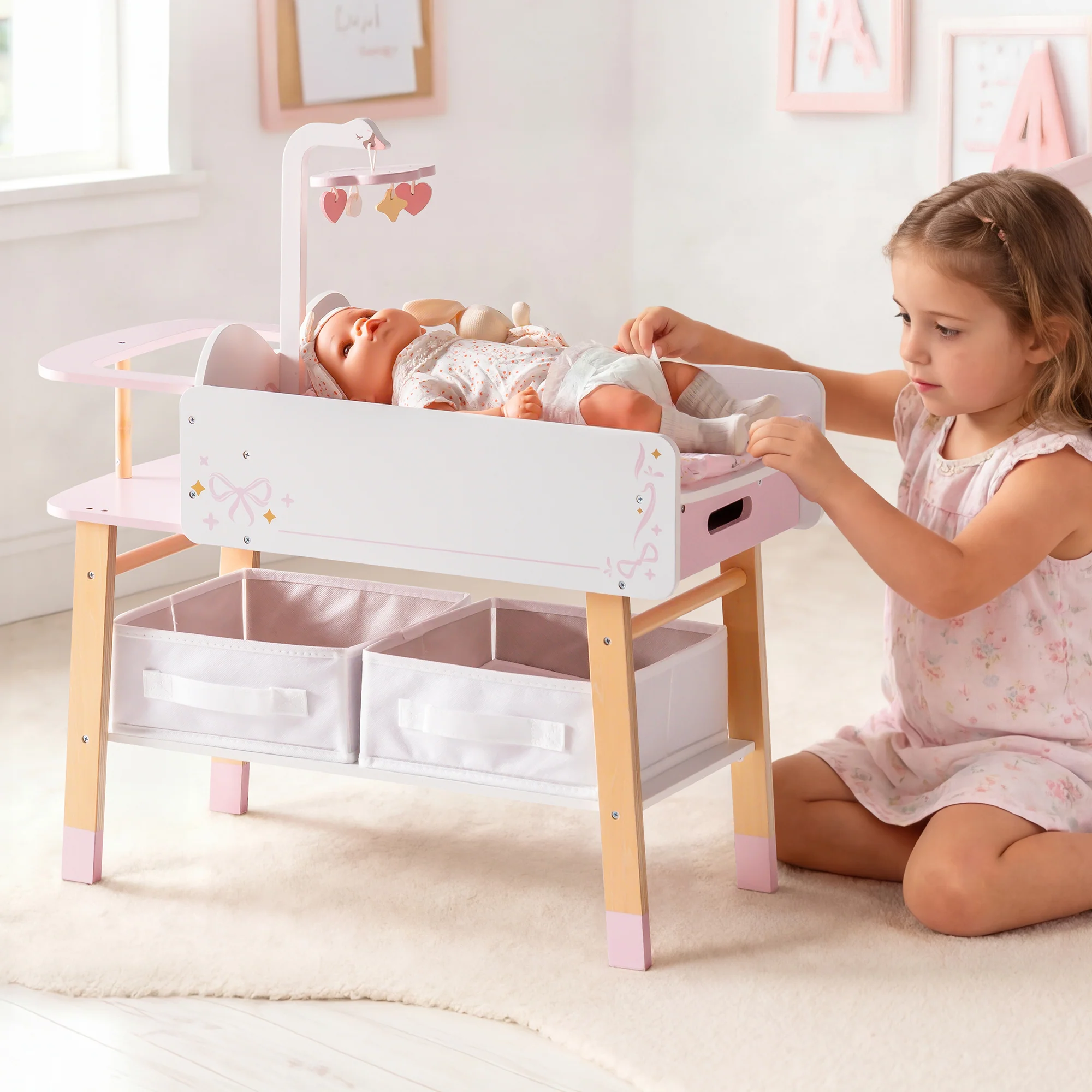 ROBUD 18 Inch Doll Changing Table - Image 6