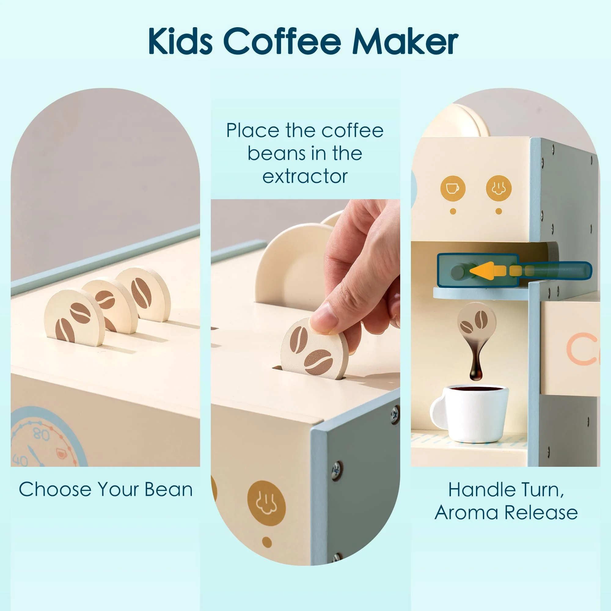 ROBUD Corner Coffee Shop Play Set - Image 4
