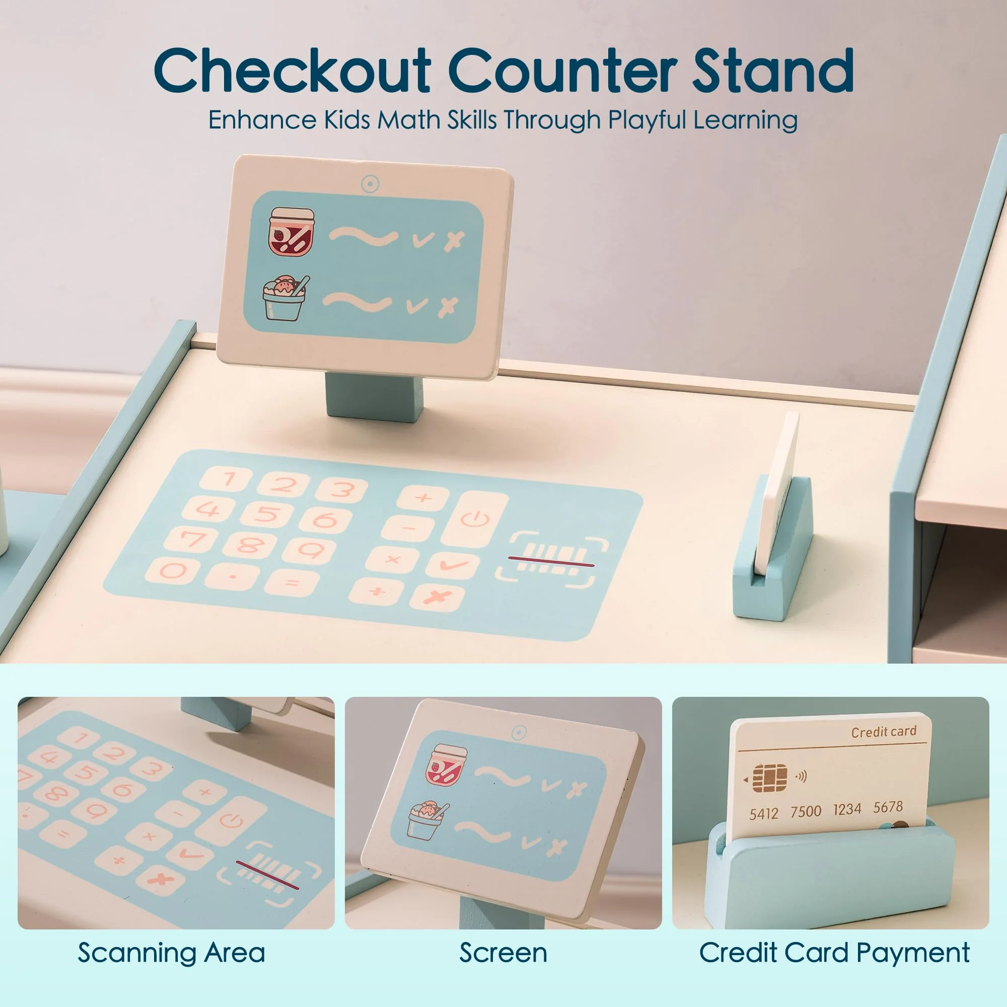 ROBUD Corner Coffee Shop Play Set - Image 5