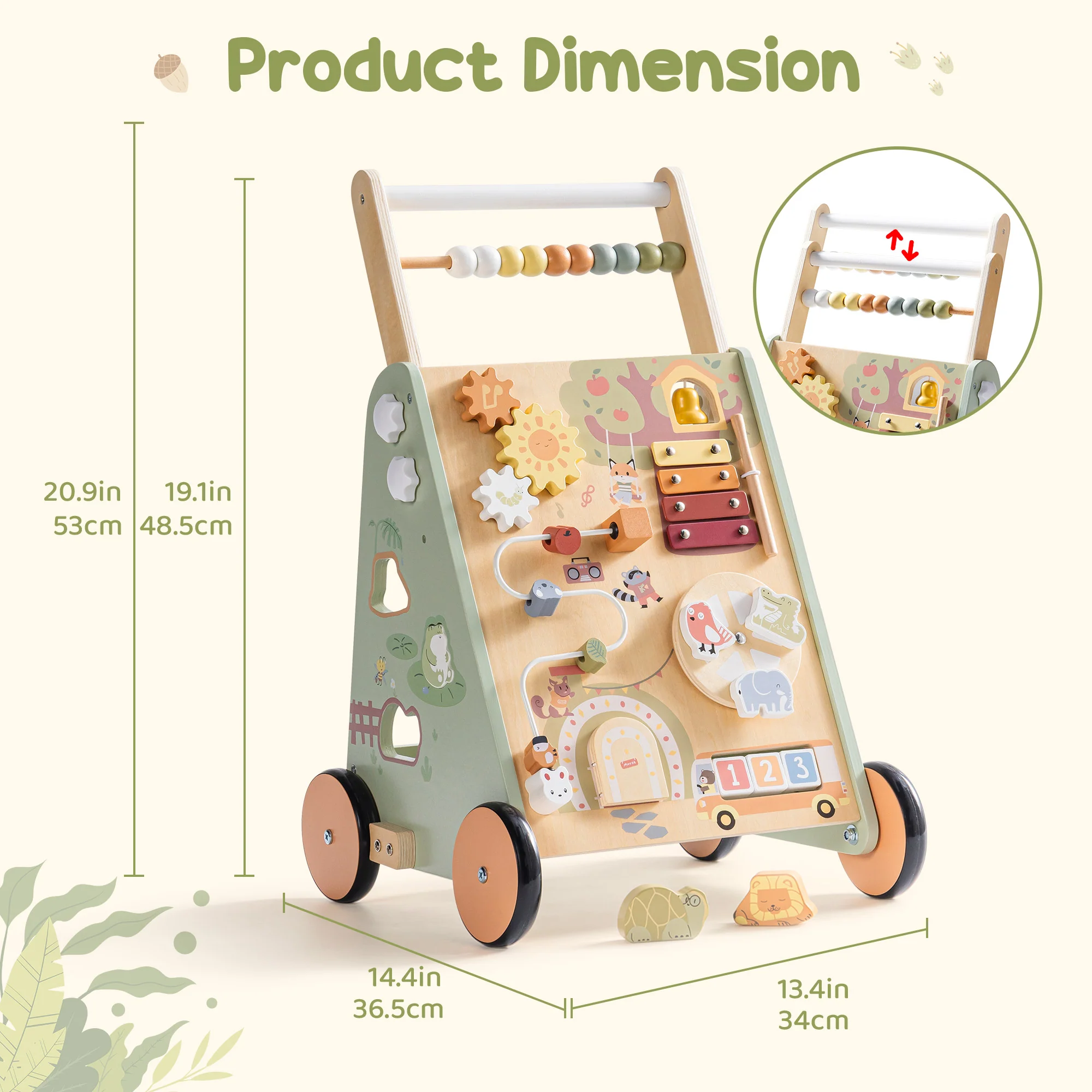 ROBUD Forest Fairy Baby Push Walker - Image 9
