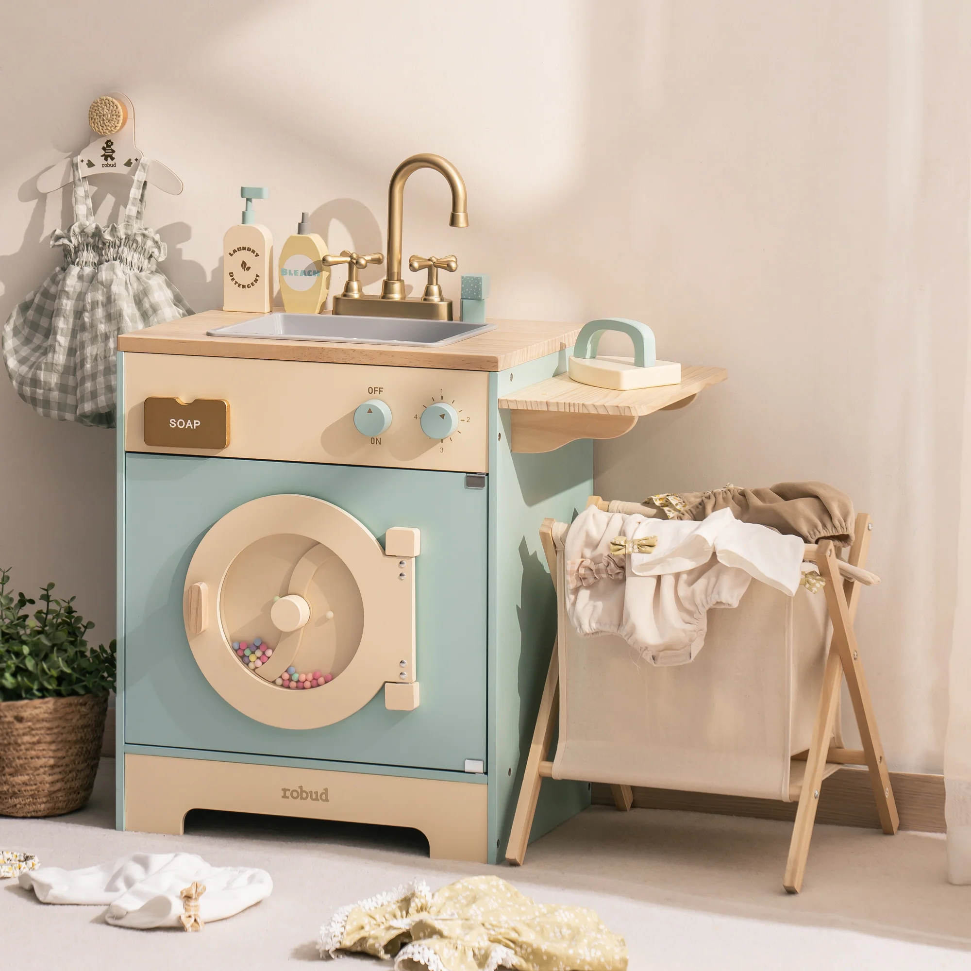 Robud Green and Gold Kitchen Playset Seris - Image 10