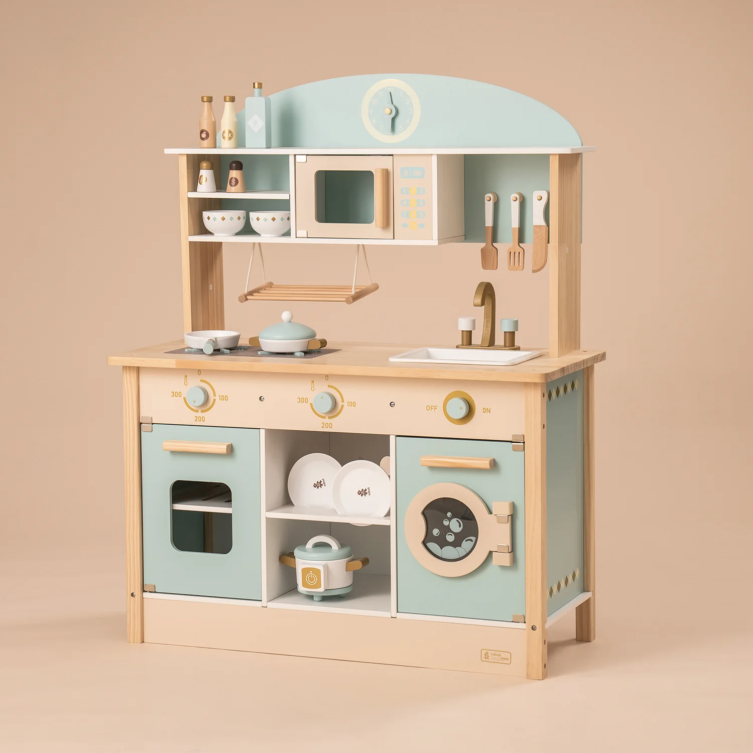 Robud Green and Gold Kitchen Playset Seris - Image 11