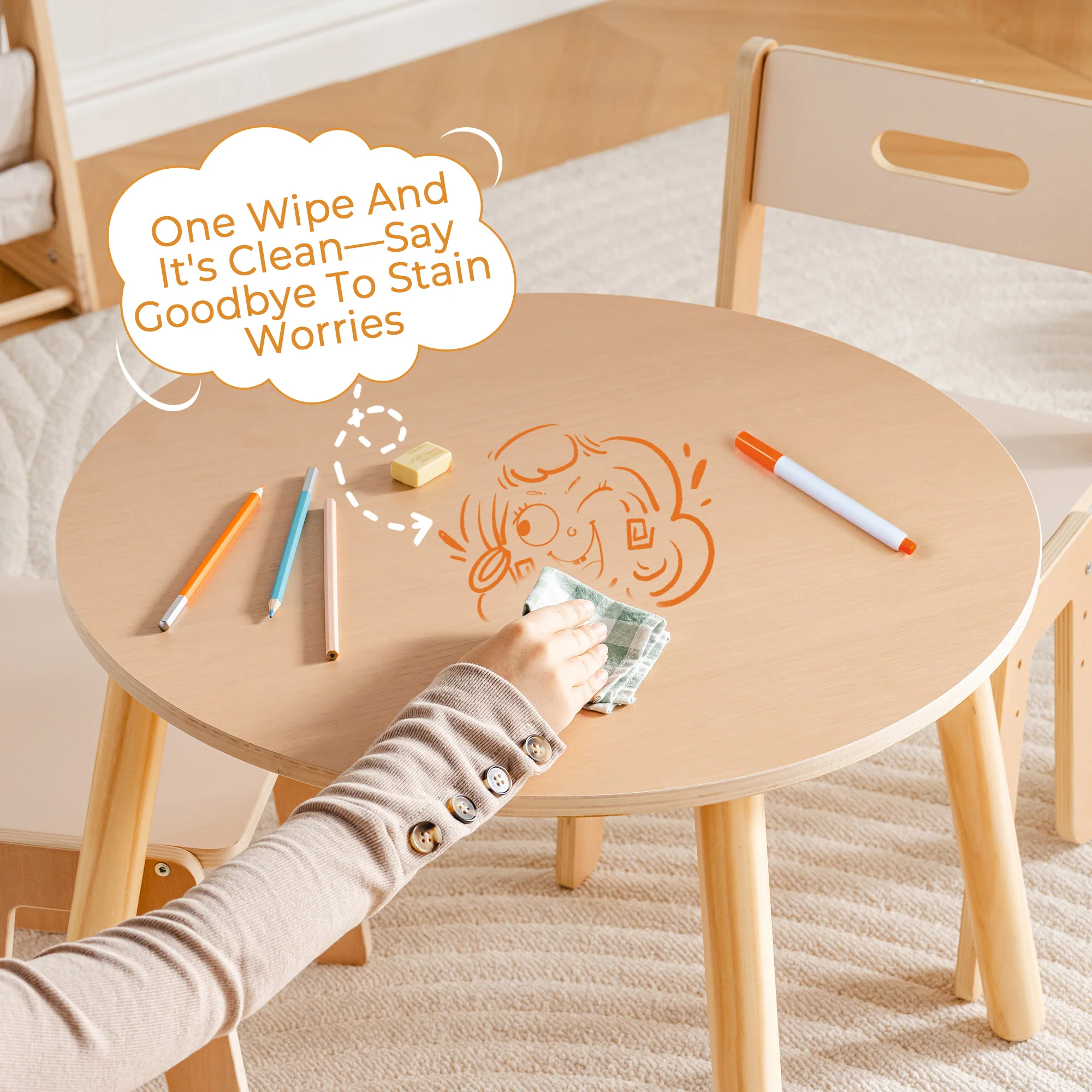 ROBUD Kids Chair and Table Set - Image 7