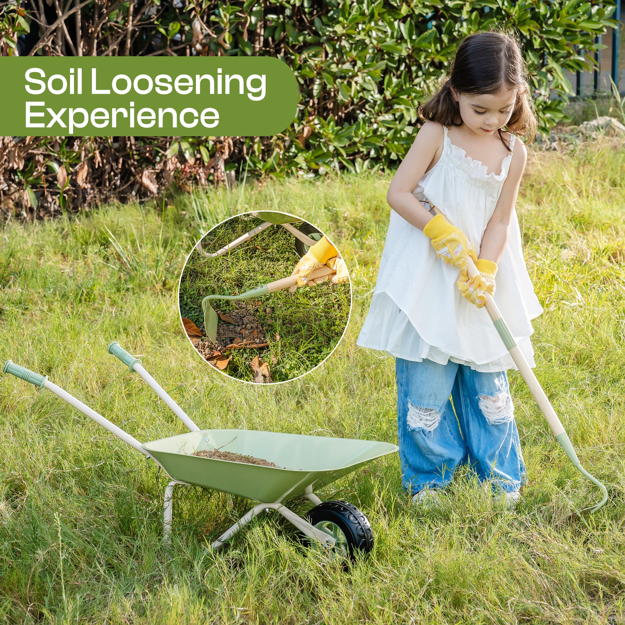 ROBUD Kids Wheelbarrow Set - Image 5