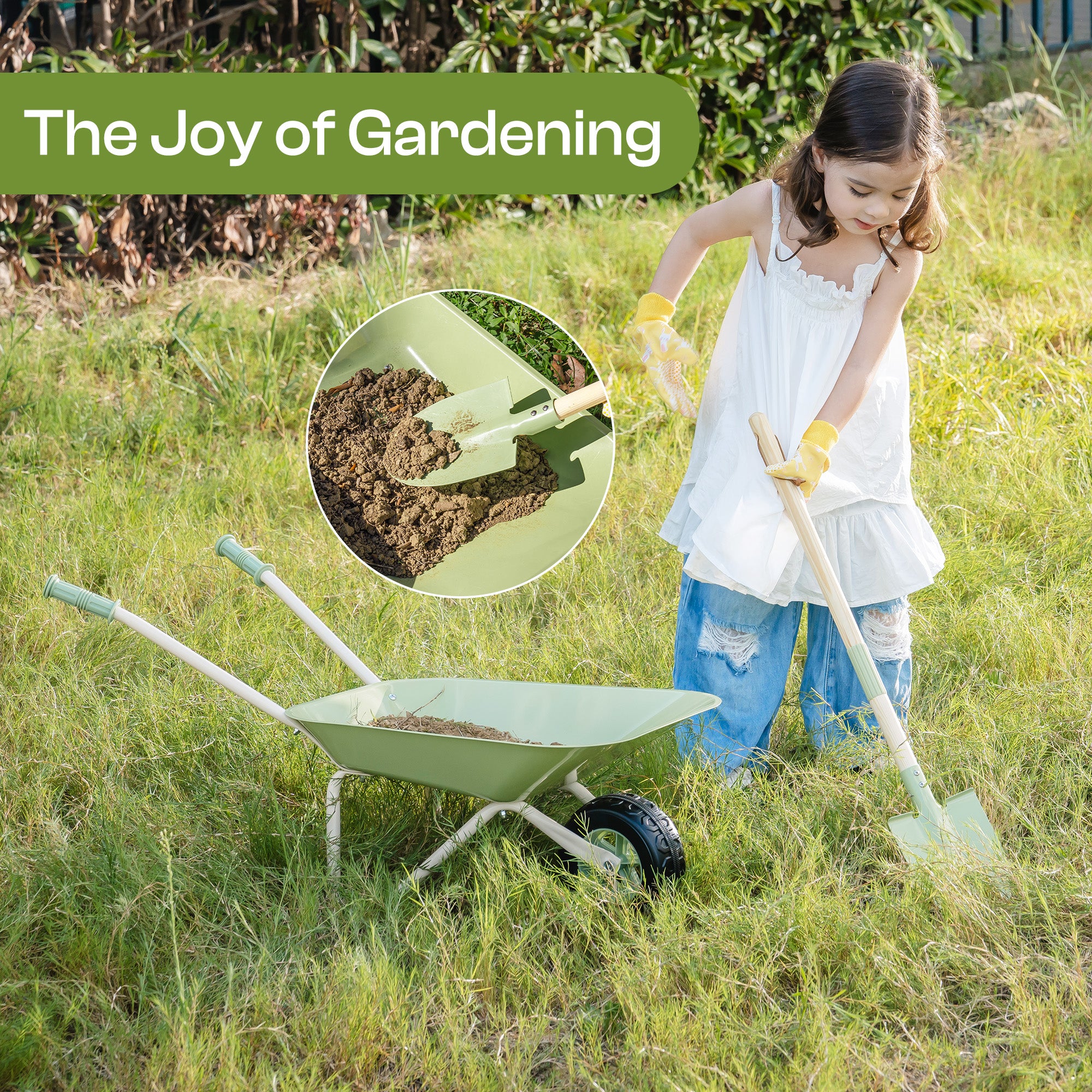 ROBUD Kids Wheelbarrow Set - Image 7