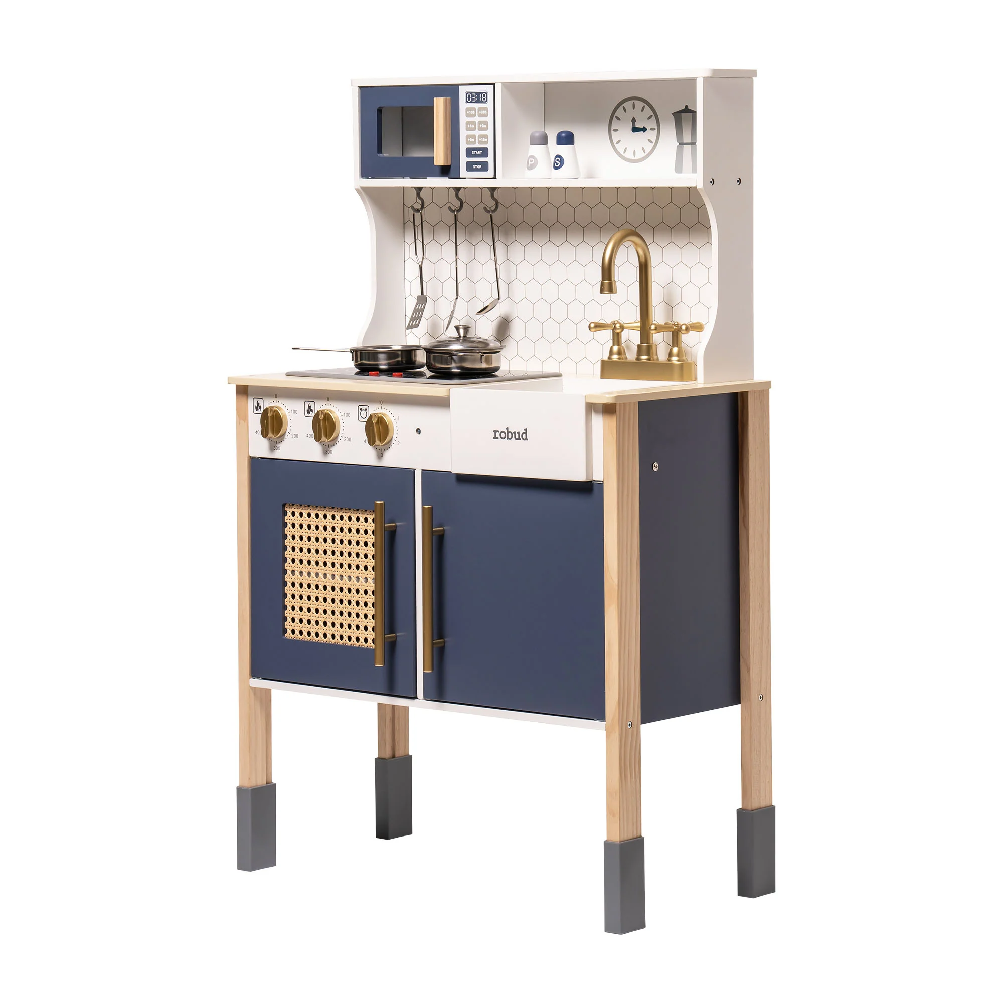 Robud Modern Vintage Pretend Play Kitchen - Image 2