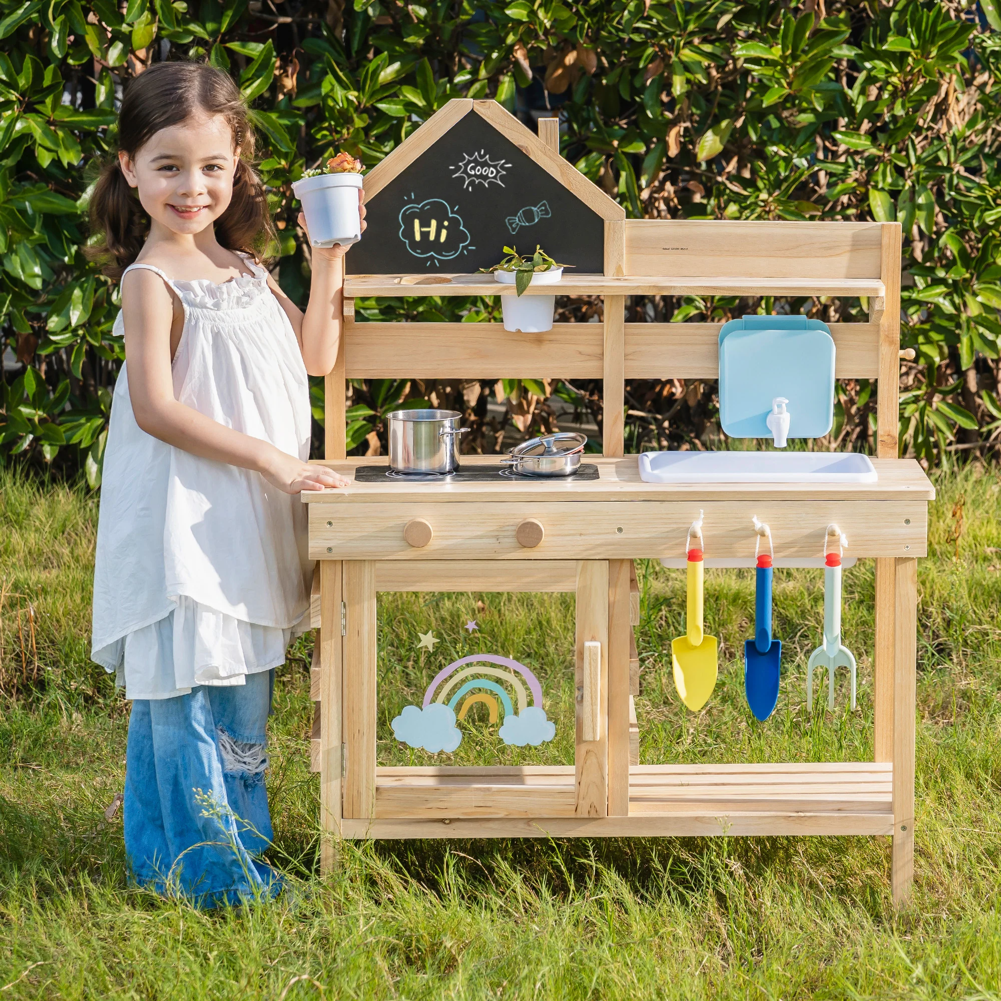 ROBUD Outdoor Mud Kitchen for Kids ¨C Childlike Fun - Image 3