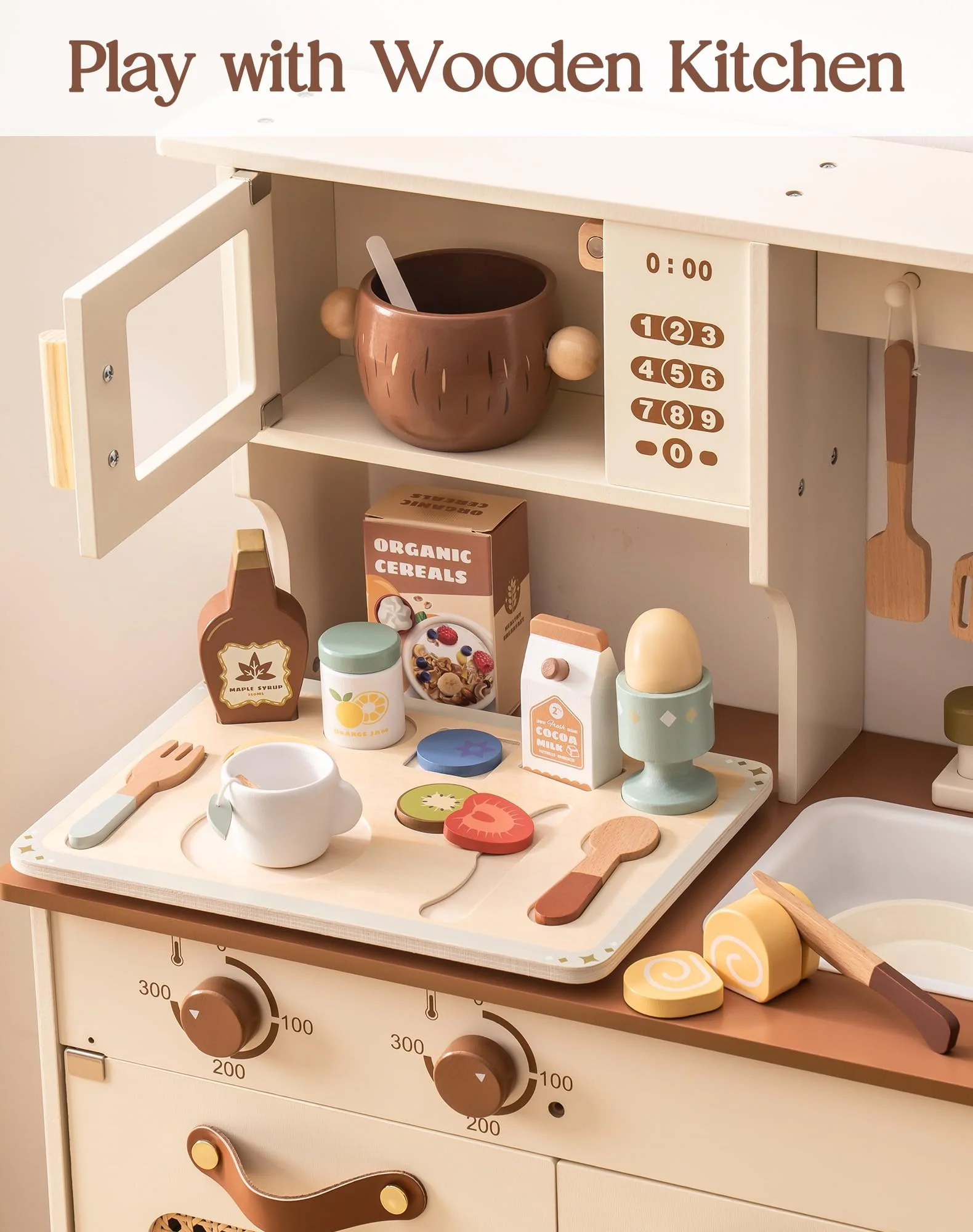ROBUD Play Food Sets for Kids Kitchen - Image 4
