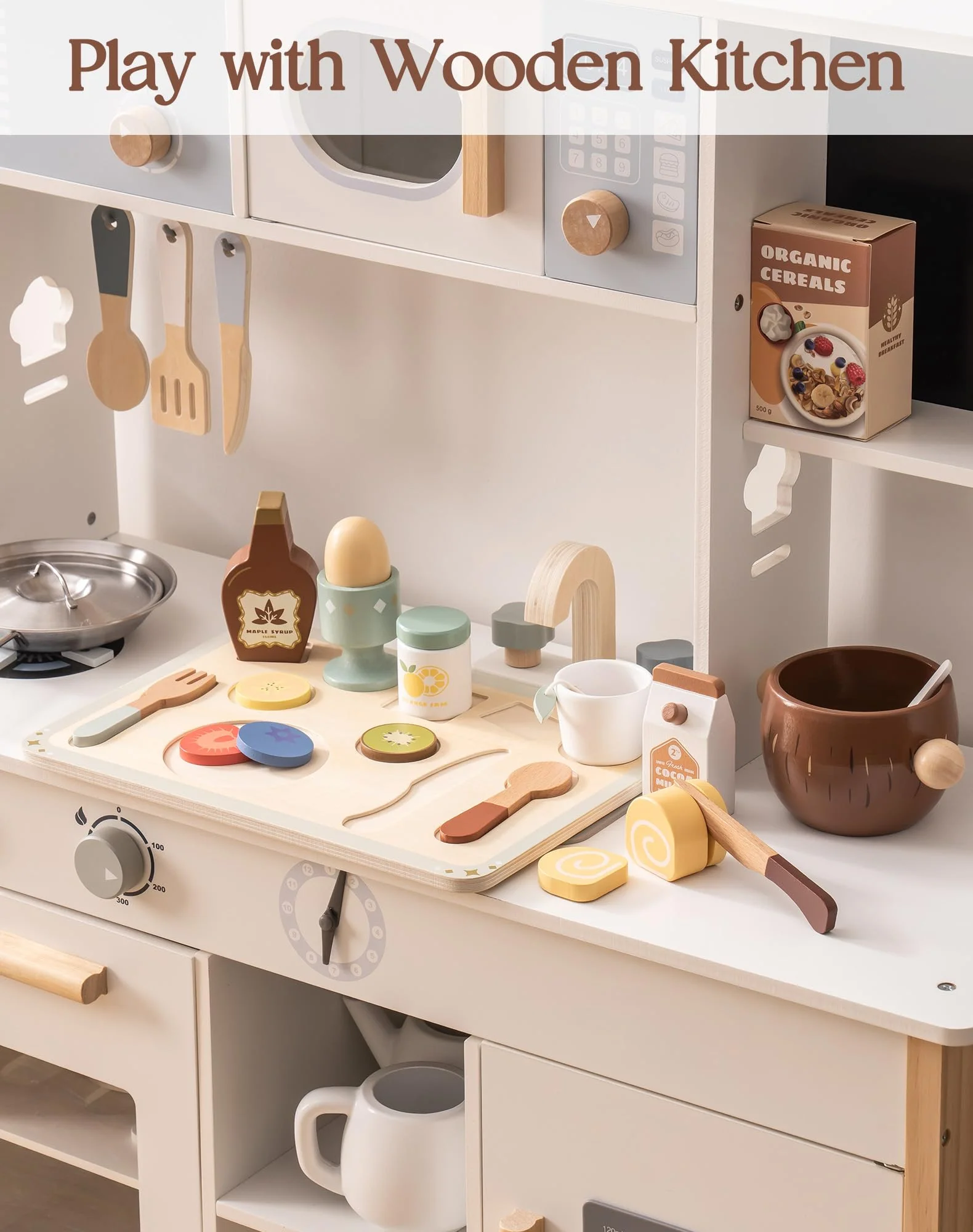 ROBUD Play Food Sets for Kids Kitchen - Image 5