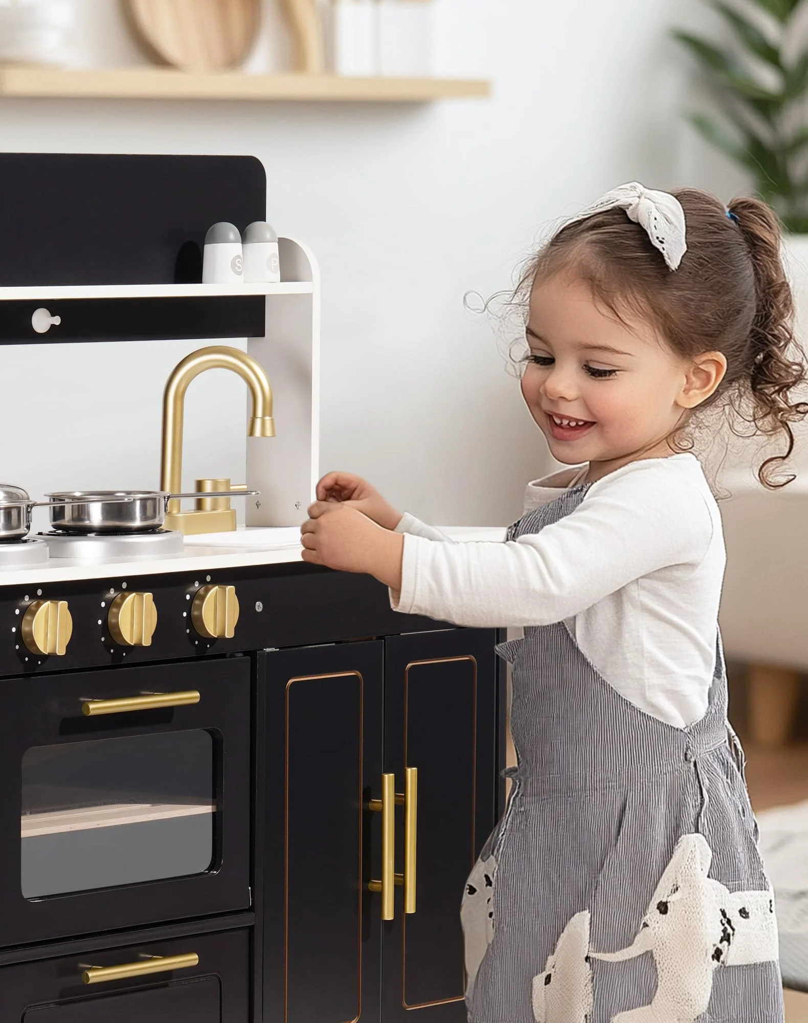 ROBUD Wooden Kitchen Playset - Obsidian - Image 3