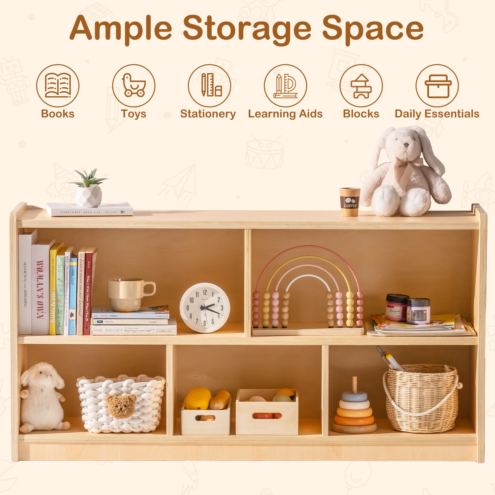 ROBUD Wooden Storage Cabinet - Image 5
