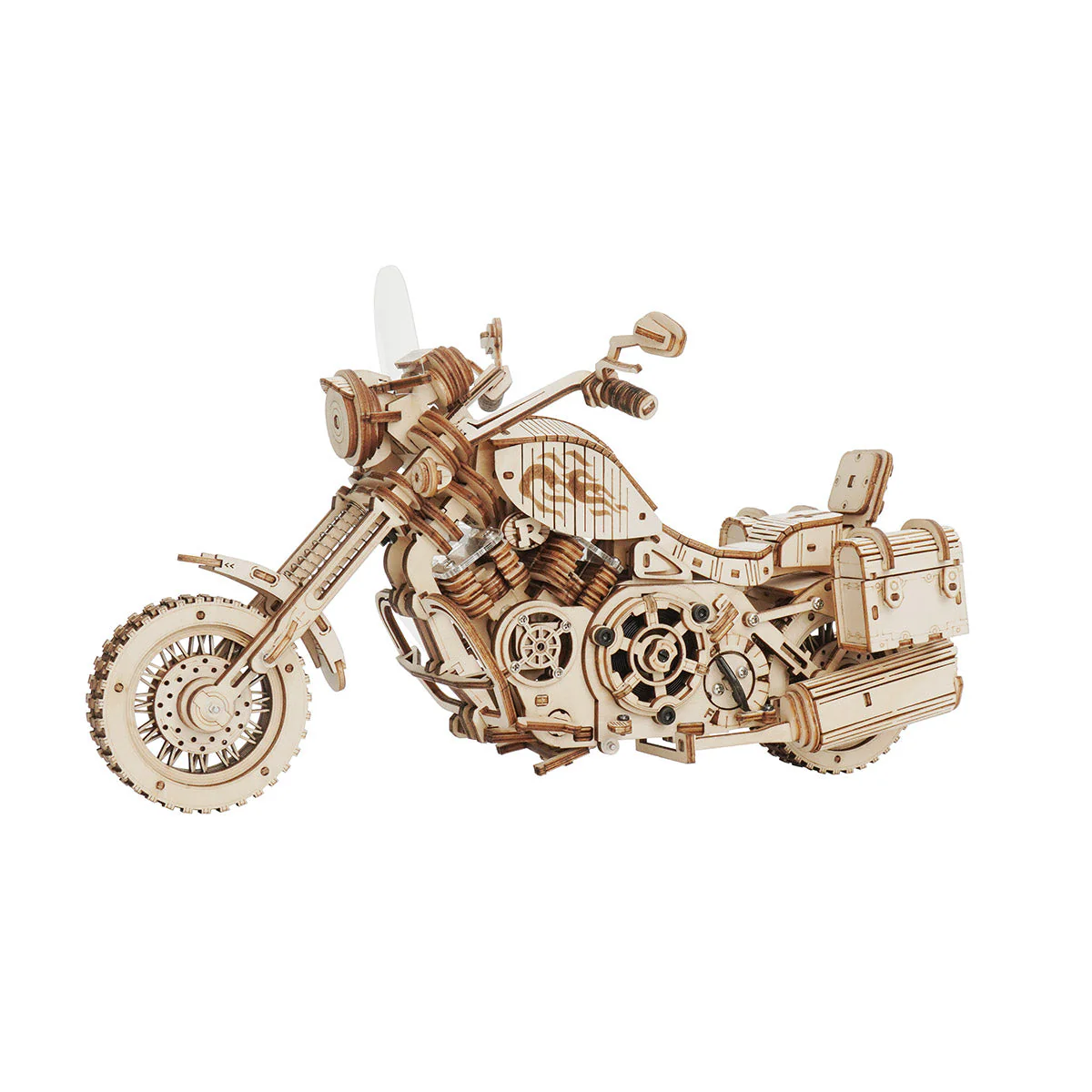 ROKR Cruiser Motorcycle LK504 3D Wooden Puzzle - Image 7