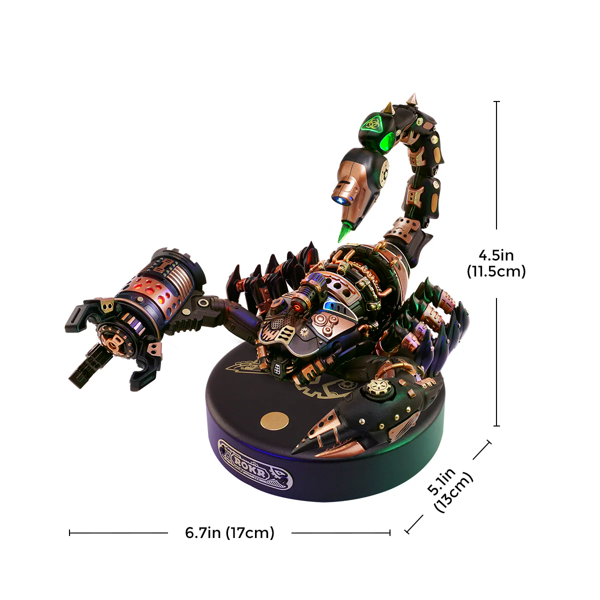 ROKR Emperor Scorpion Model DIY 3D Puzzle MI04 - Image 6