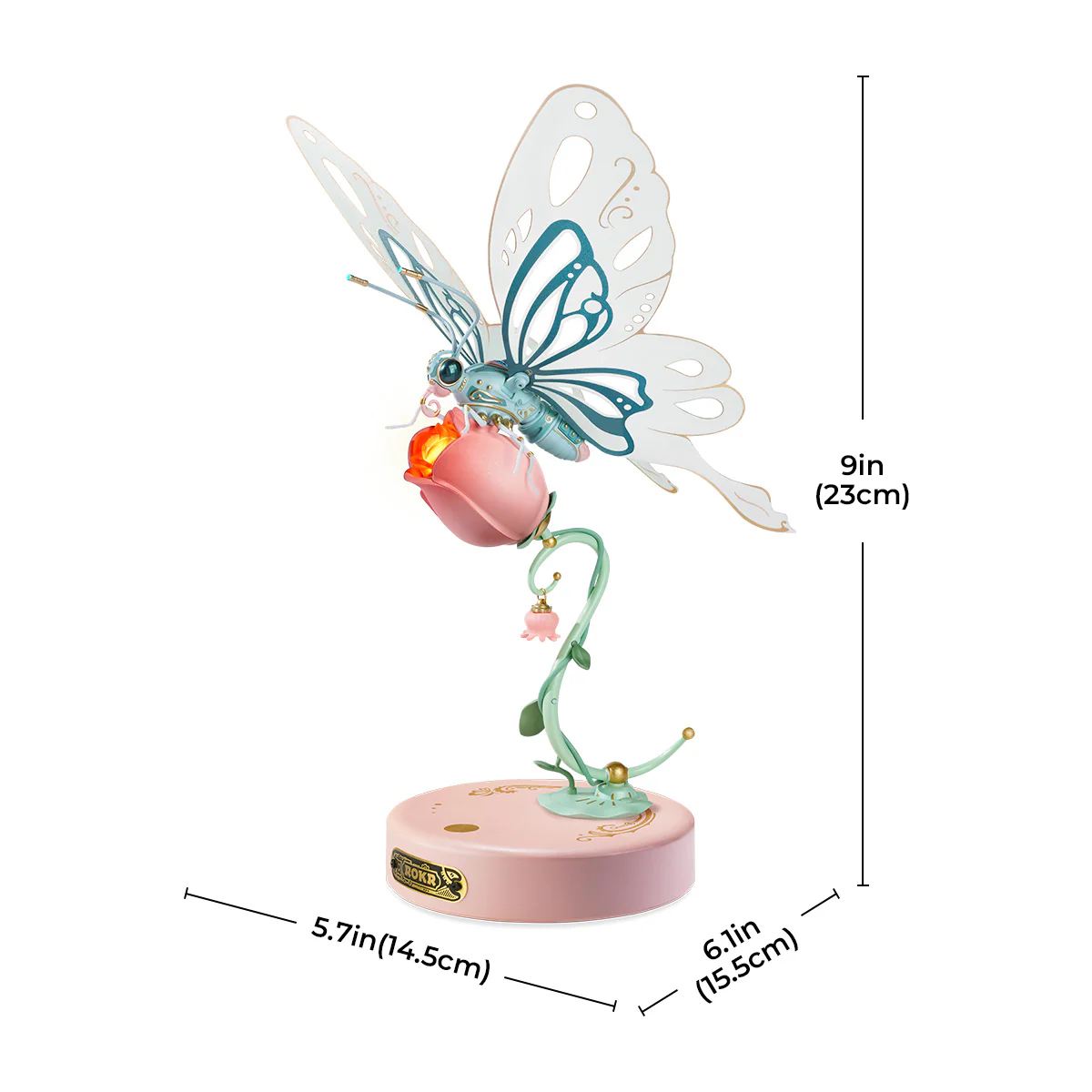 ROKR Butterfly DIY Mechanical 3D Puzzle - Image 8