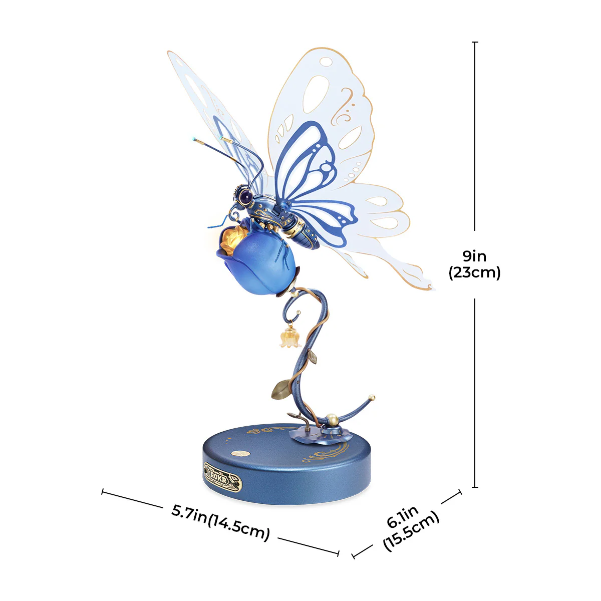 ROKR Butterfly DIY Mechanical 3D Puzzle - Image 9