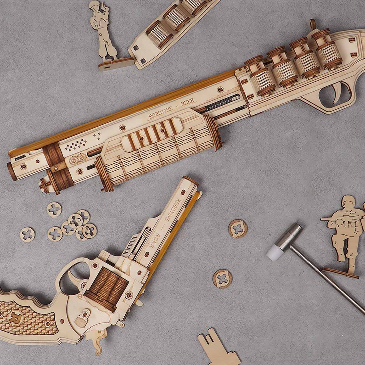 ROKR Gun Model | Corsac M60 LQ401+ Terminator M870 LQ501 - Image 6