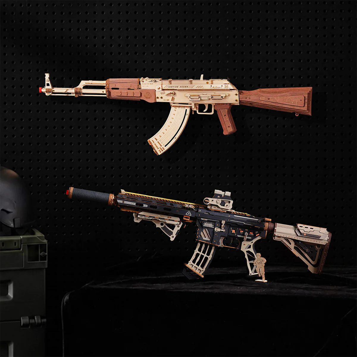 ROKR M416 Carbine 3D Wooden Puzzle LQB02 - Image 11