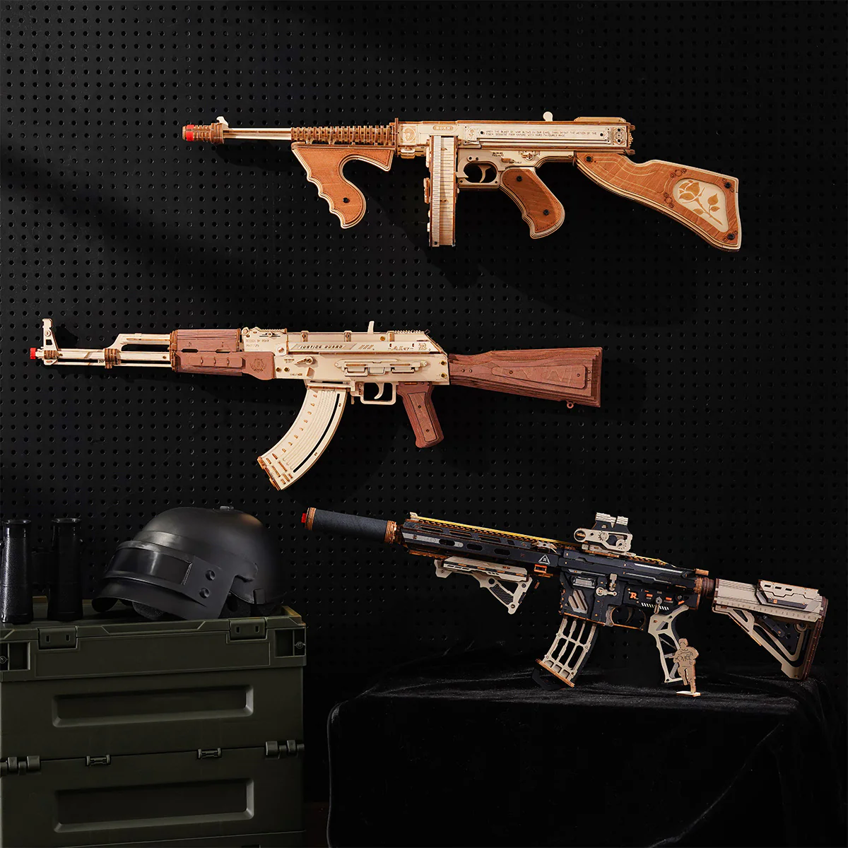 ROKR M416 Carbine 3D Wooden Puzzle LQB02 - Image 13