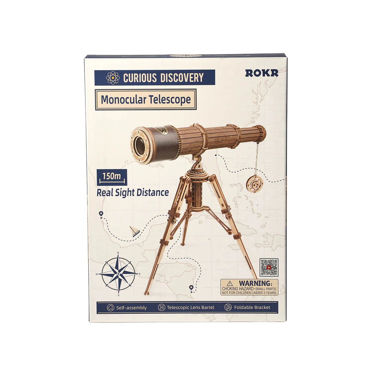 ROKR Monocular Telescope 3D Wooden Puzzle ST004 - Image 7