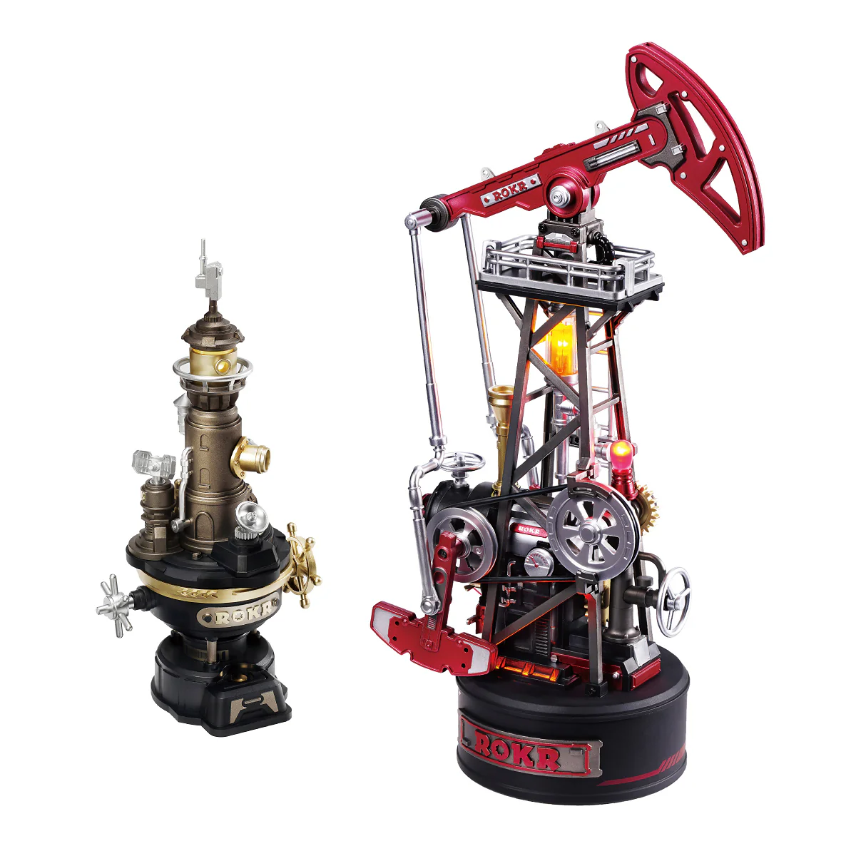ROKR Oil Pump Jack Mechanical 3D Puzzle CGL03 - Image 9