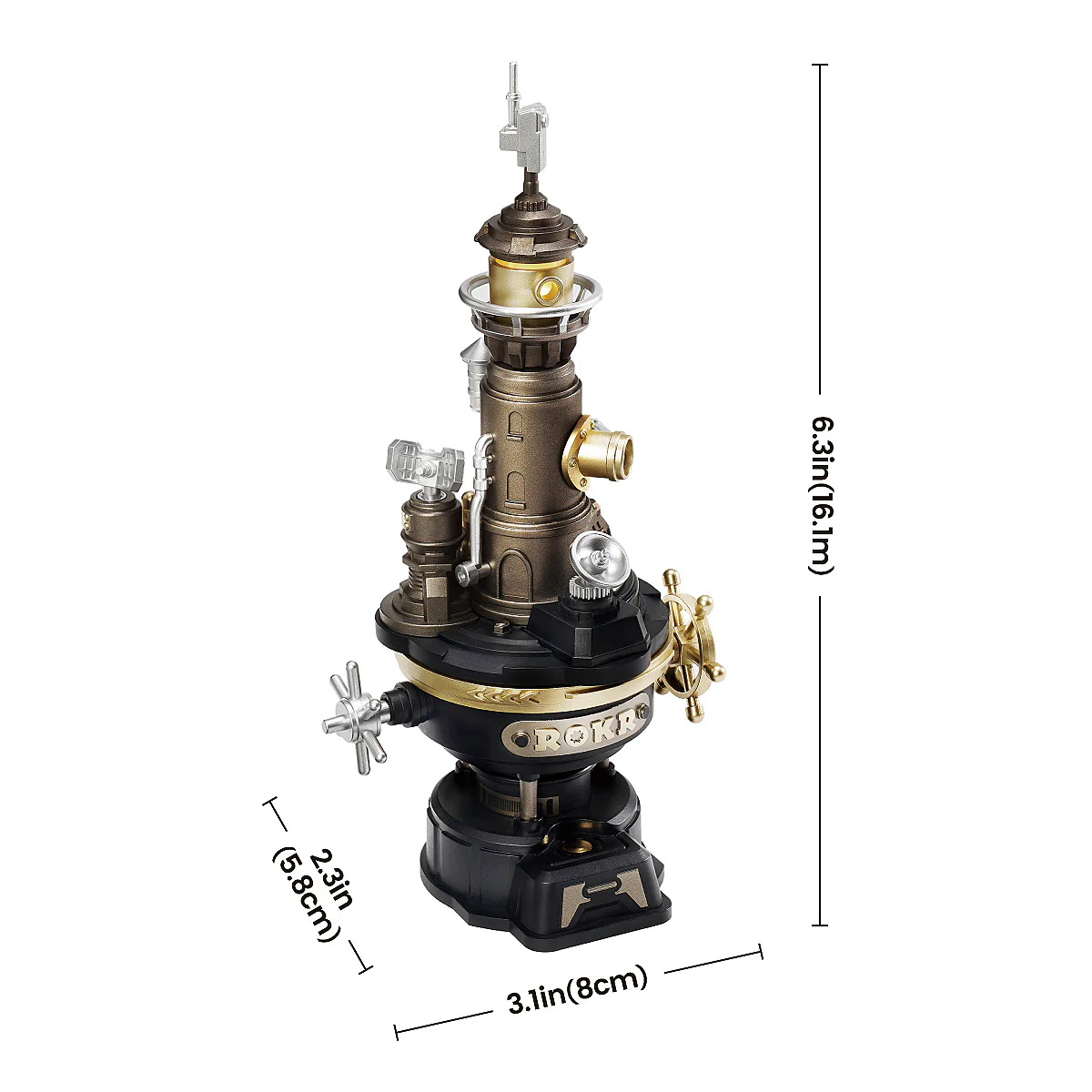 ROKR Navi Lighthouse Mechanical 3D Puzzle CGM01 - Image 7