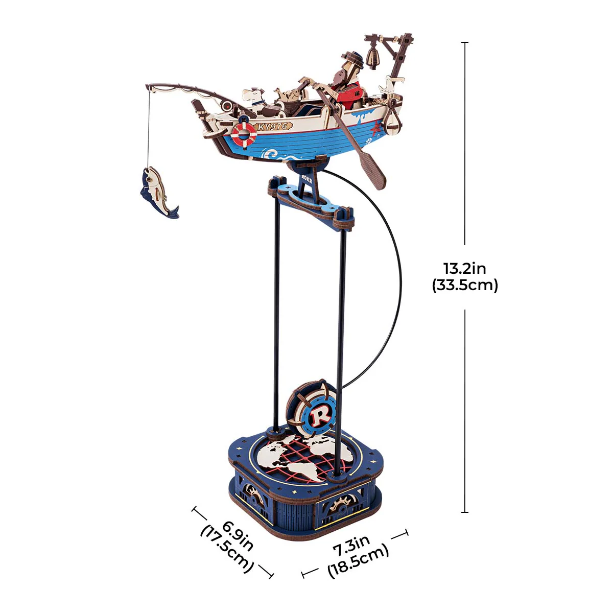 ROKR Ocean Fisher Pendulum Balance Toy 3D Puzzle MCD02 - Image 5