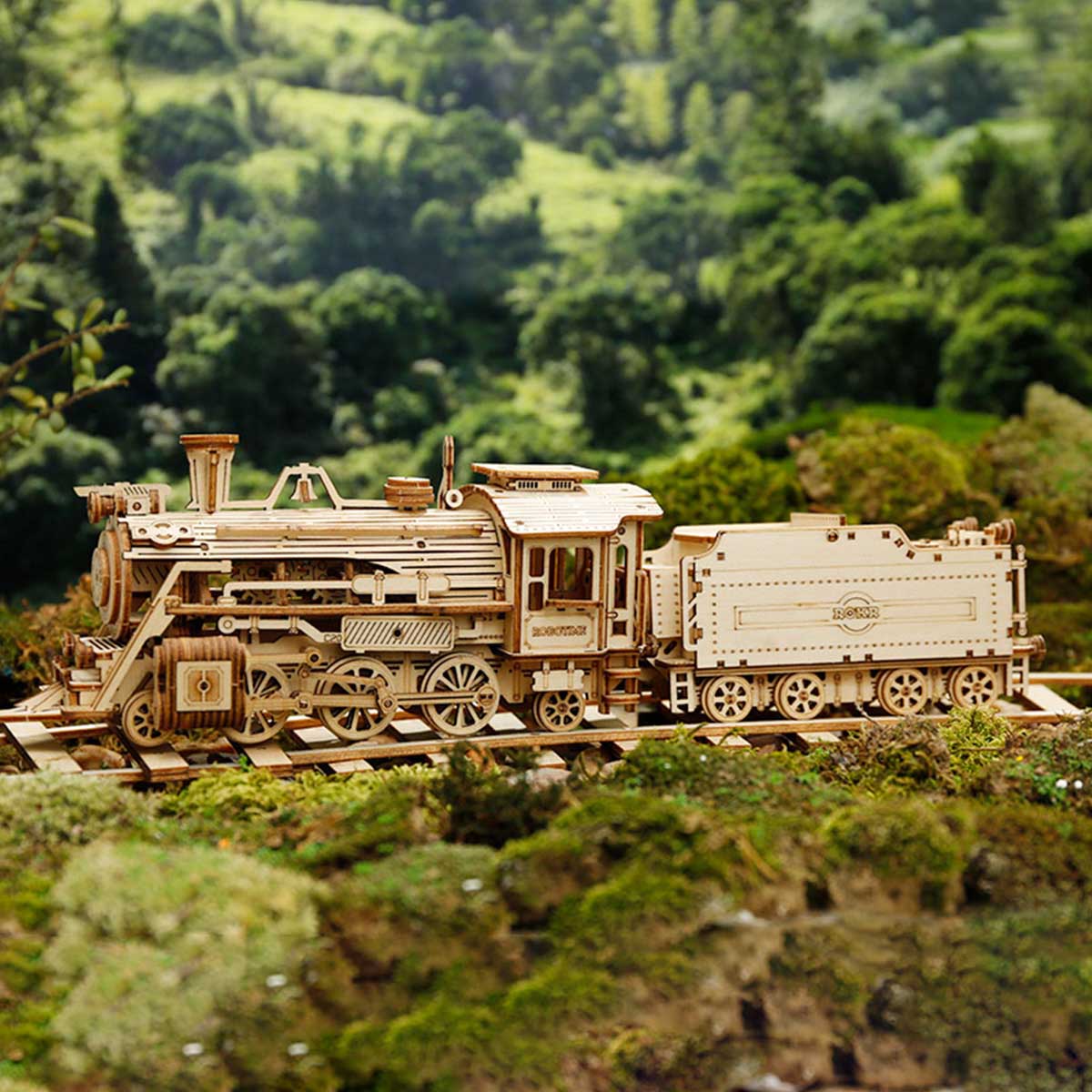ROKR Prime Steam Express Train 3D Wooden Puzzle MC501 - Image 3
