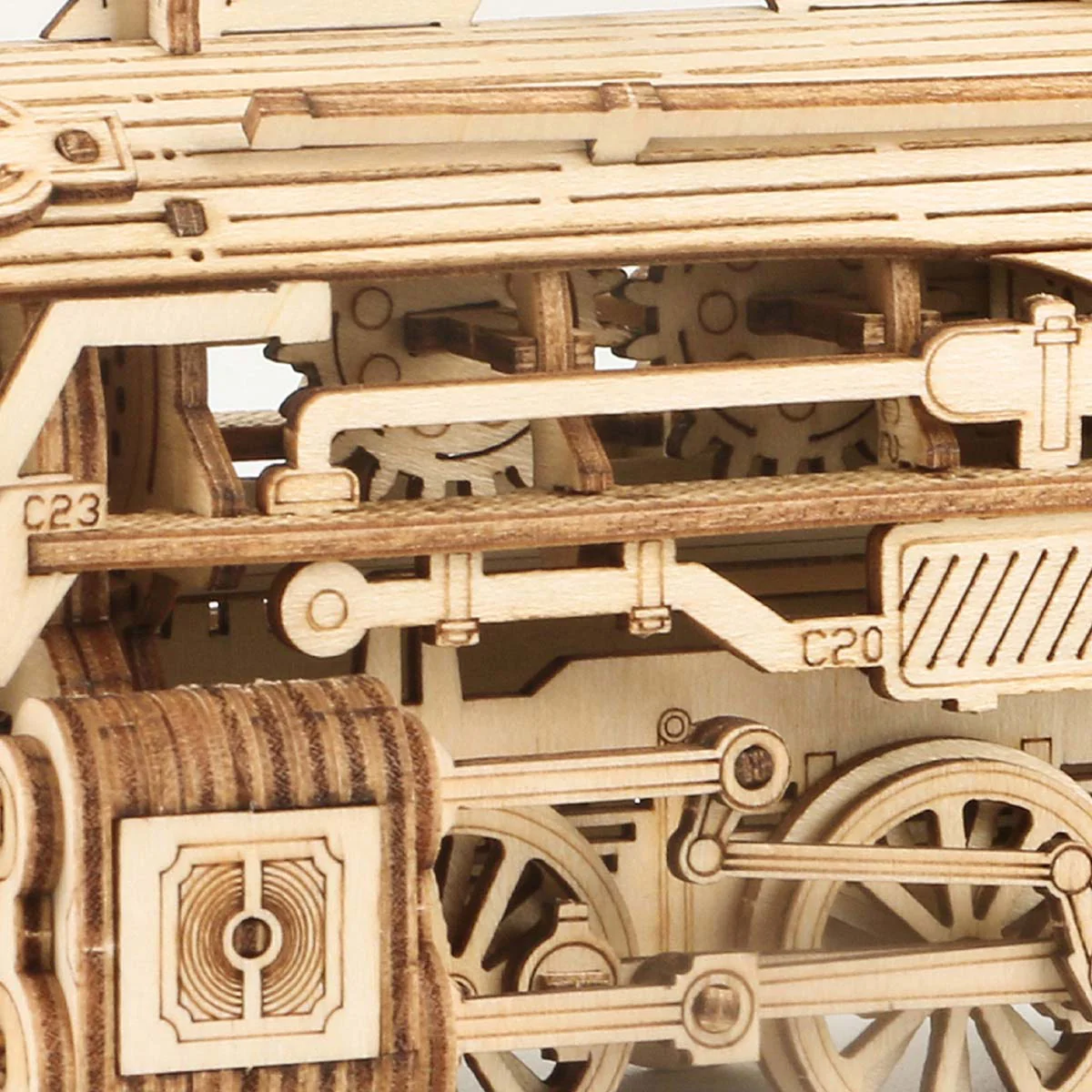 ROKR Prime Steam Express Train 3D Wooden Puzzle MC501 - Image 5