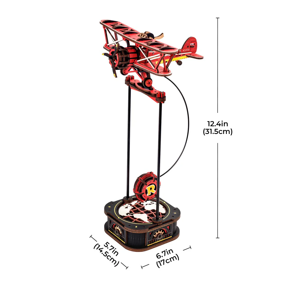 ROKR Sky Captain Pendulum Balance Toy 3D Puzzle MCD01 - Image 5