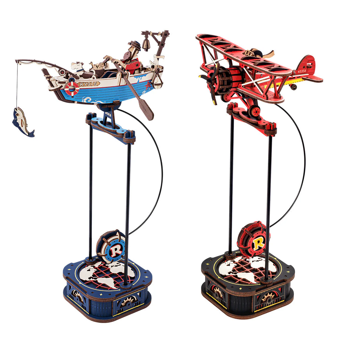 ROKR Sky Captain Pendulum Balance Toy 3D Puzzle MCD01 - Image 7