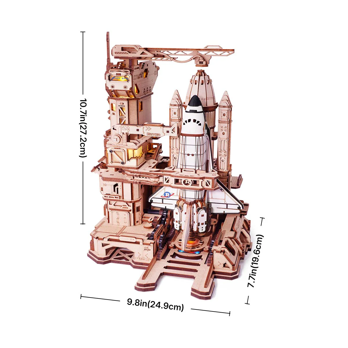 ROKR Space Shuttle 3D Wooden Puzzle LKA02 - Image 7