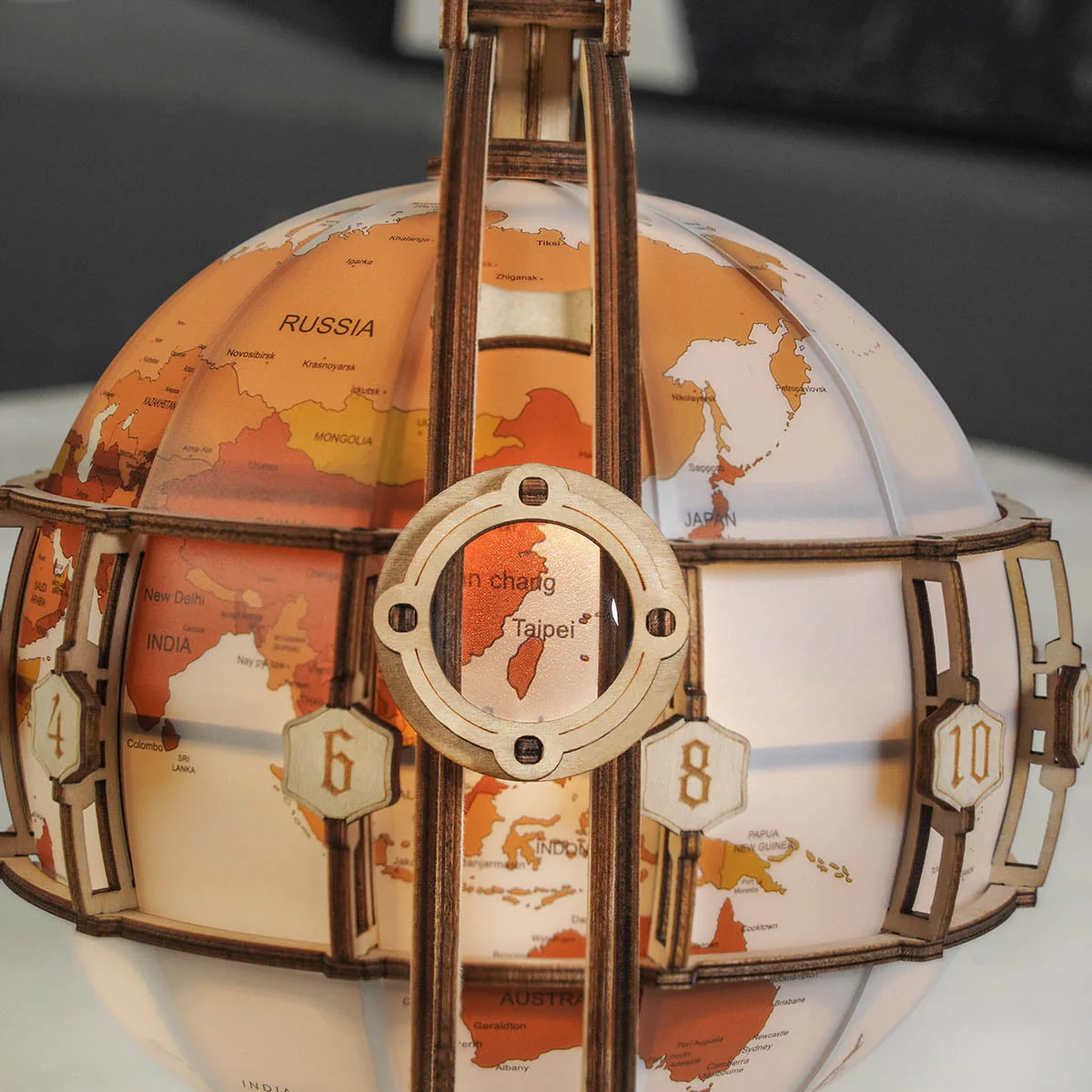 ROKR Luminous Globe 3D Wooden Puzzle ST003 - Image 6
