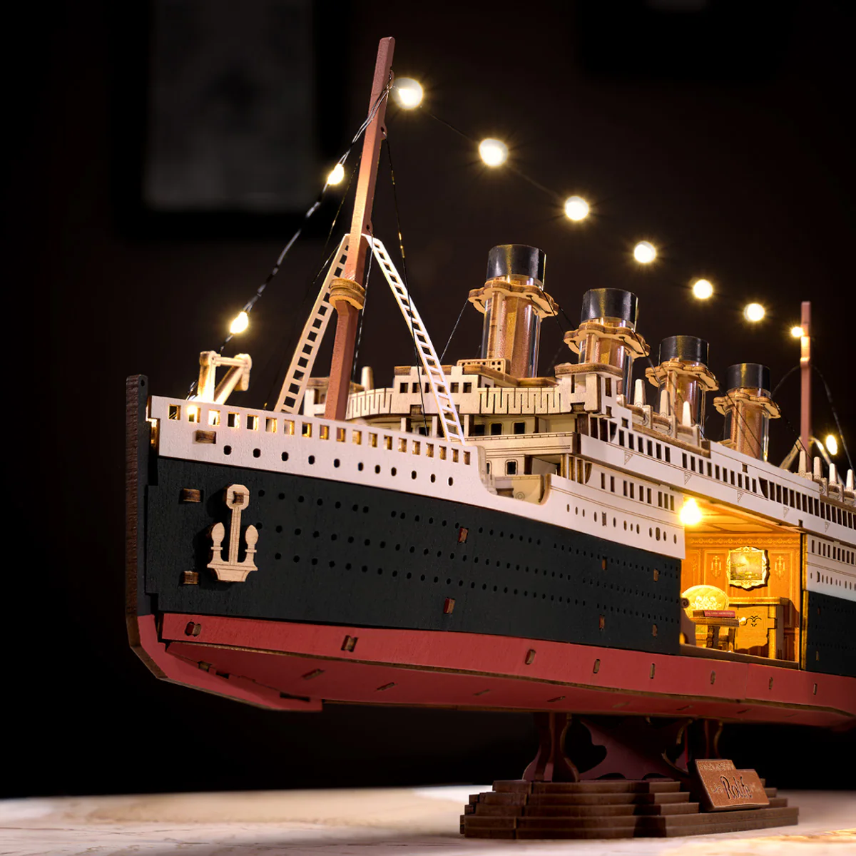 Rolife 1912·Eternal Atlantic Voyager 3D Wooden Puzzle TGL02 - Image 5