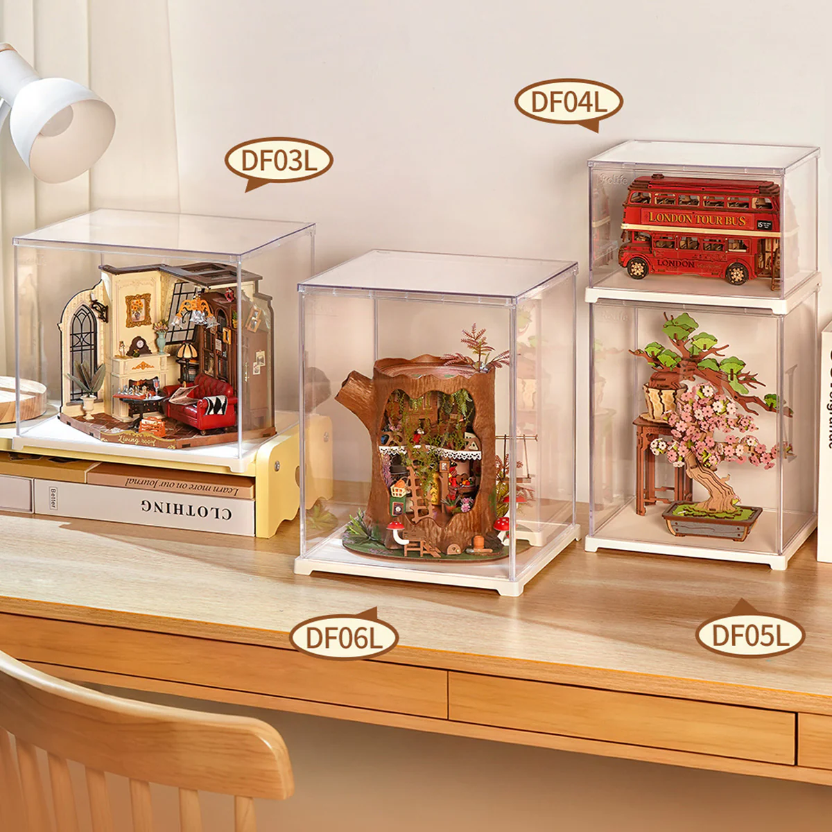 Rolife Clear Display Case Portrait Size M DF05L - Image 4