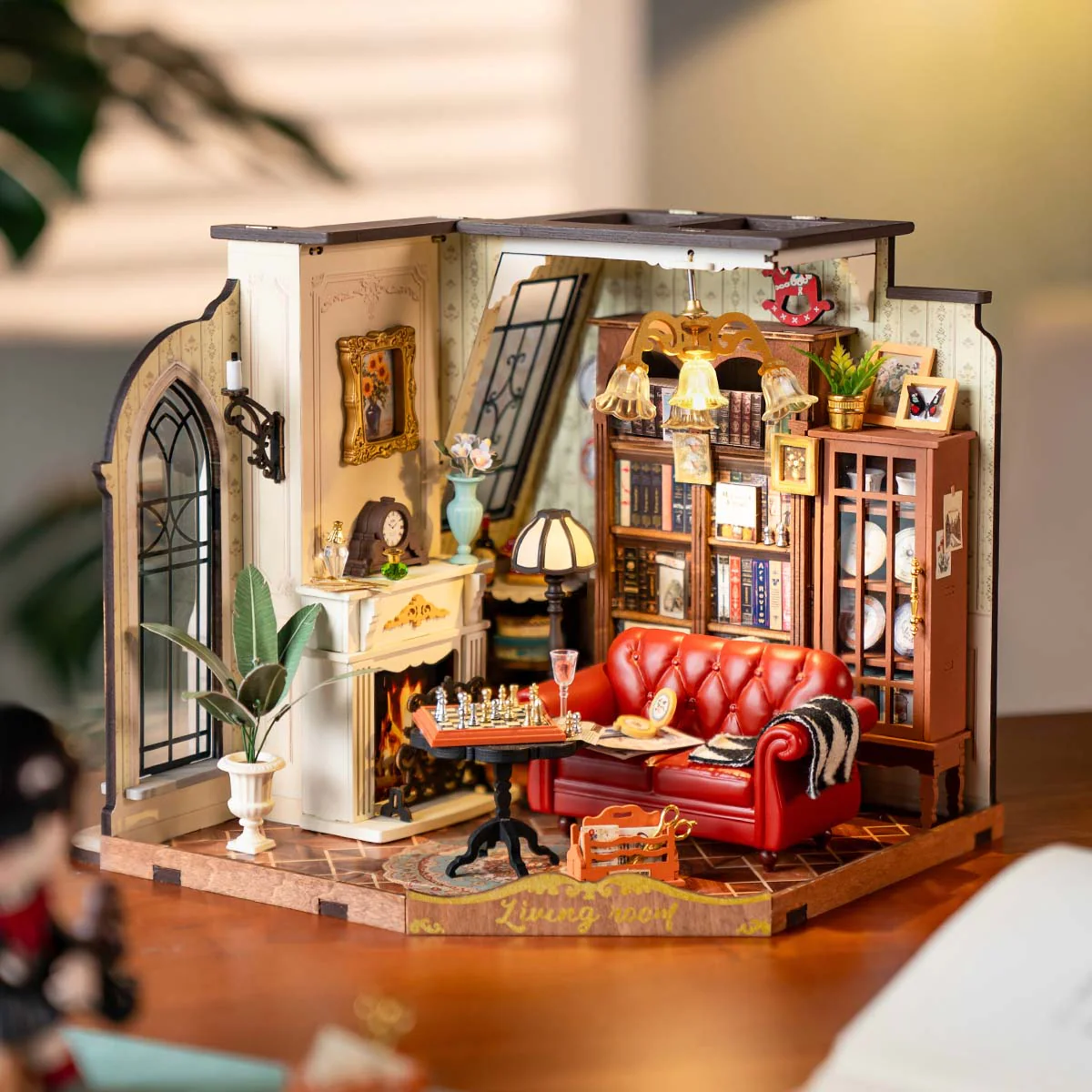 Rolife Catherine's Living Room DIY Miniature House DG175 - Image 3