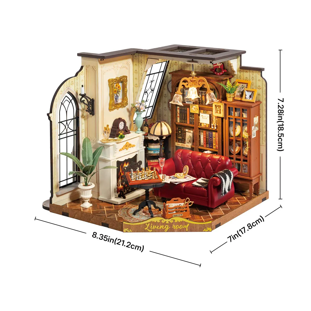 Rolife Catherine's Living Room DIY Miniature House DG175 - Image 6