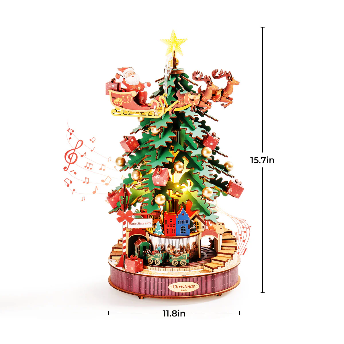 Rolife Christmas Melody Tree Music Dreamer  AMS01 - Image 8