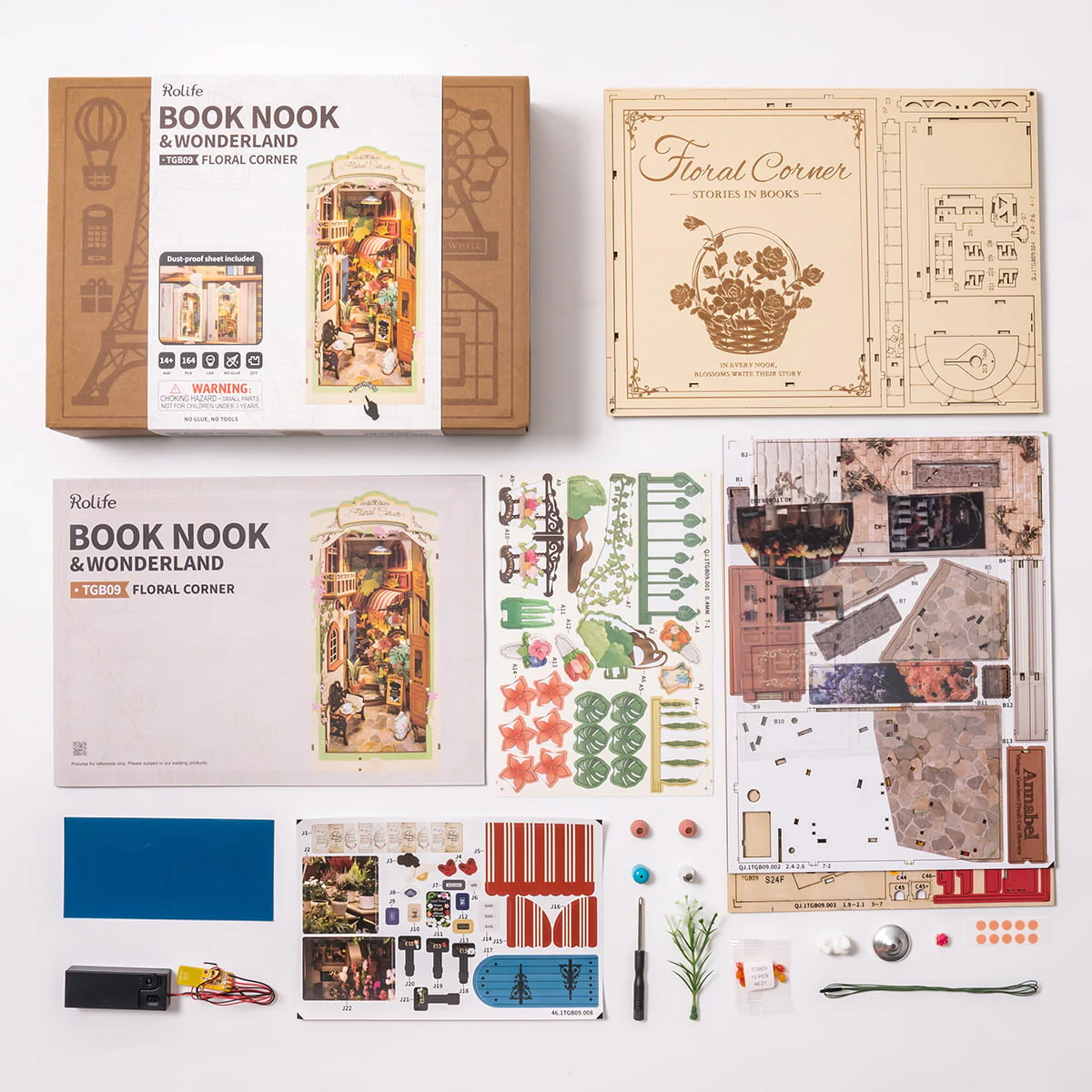 Rolife DIY Book Nook Shelf Bundle TGB08 + TGB09 - Image 14