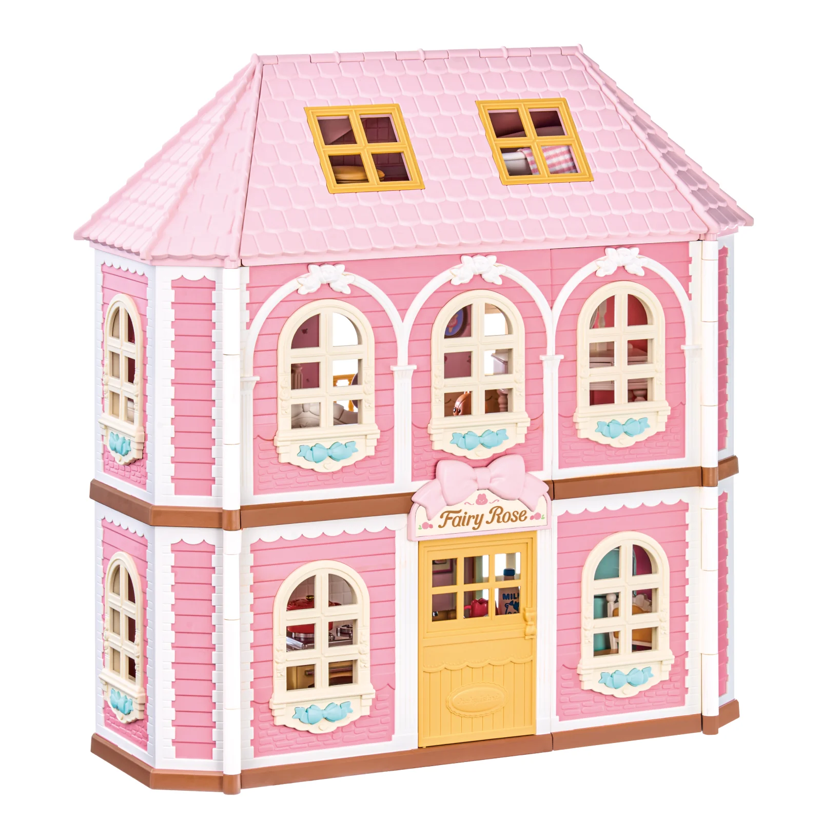 Rolife Fairy Rose Cottage Haley Island DIY Dollhouse Kit HH001 - Image 14