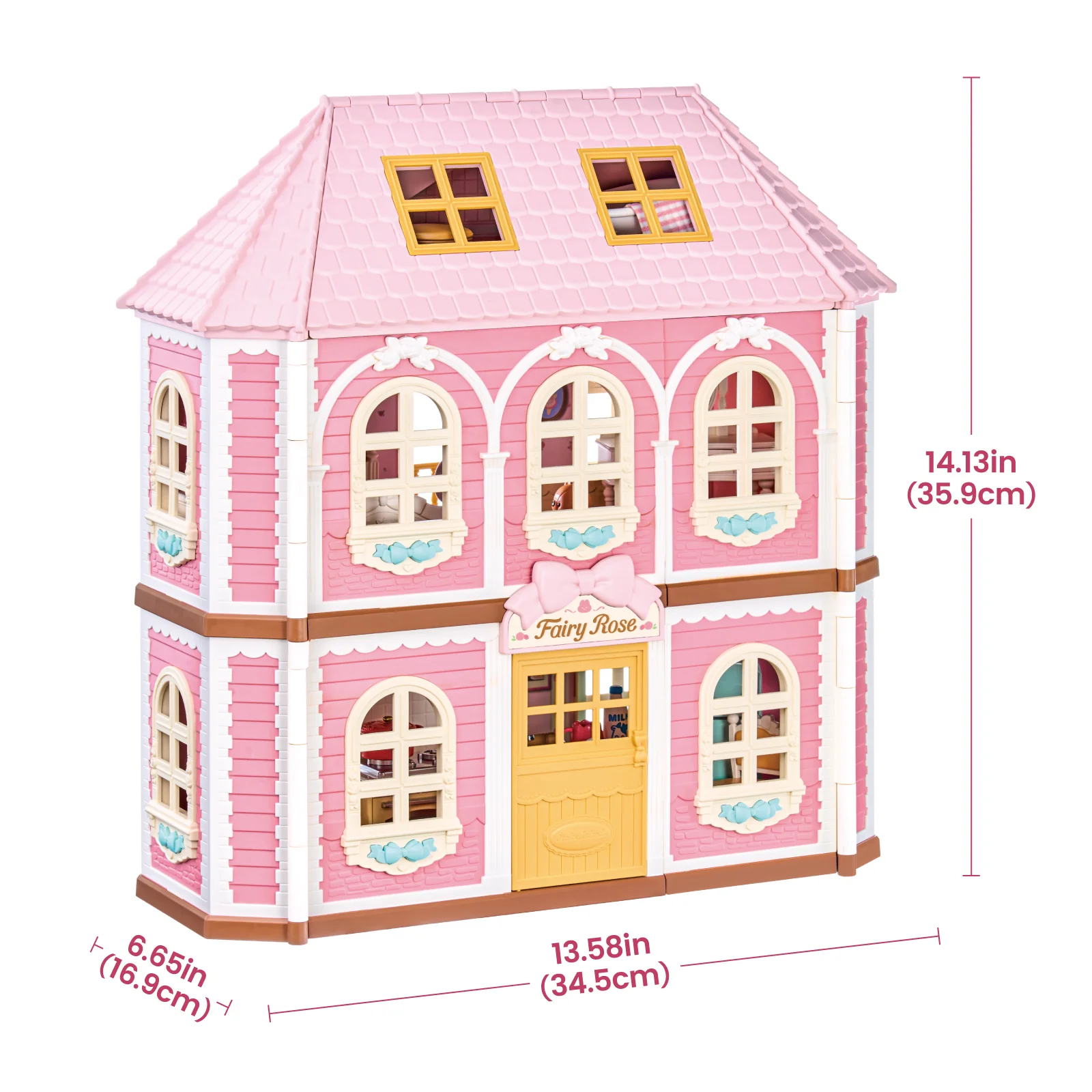 Rolife Fairy Rose Cottage Haley Island DIY Dollhouse Kit HH001 - Image 15