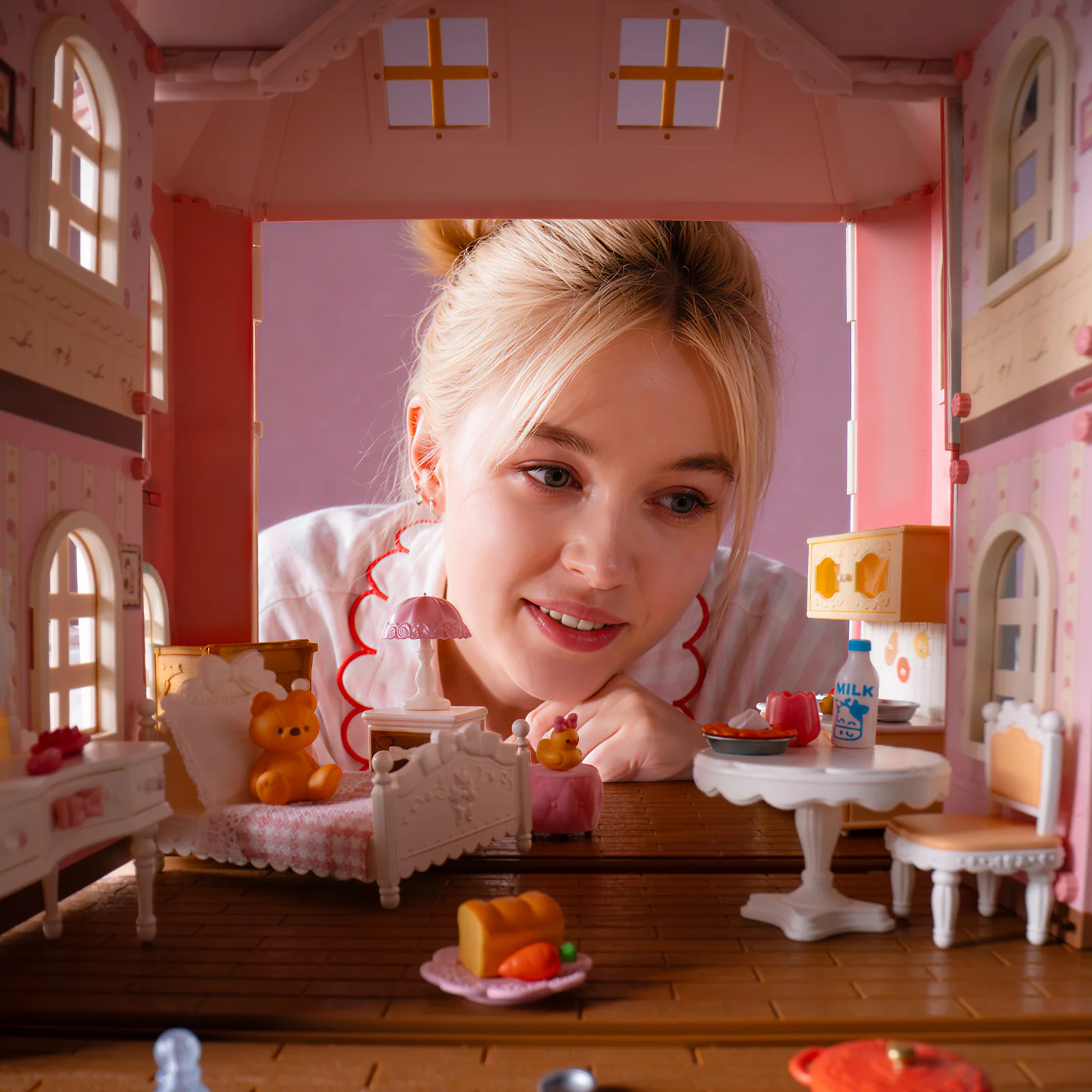 Rolife Fairy Rose Cottage Haley Island DIY Dollhouse Kit HH001 - Image 7