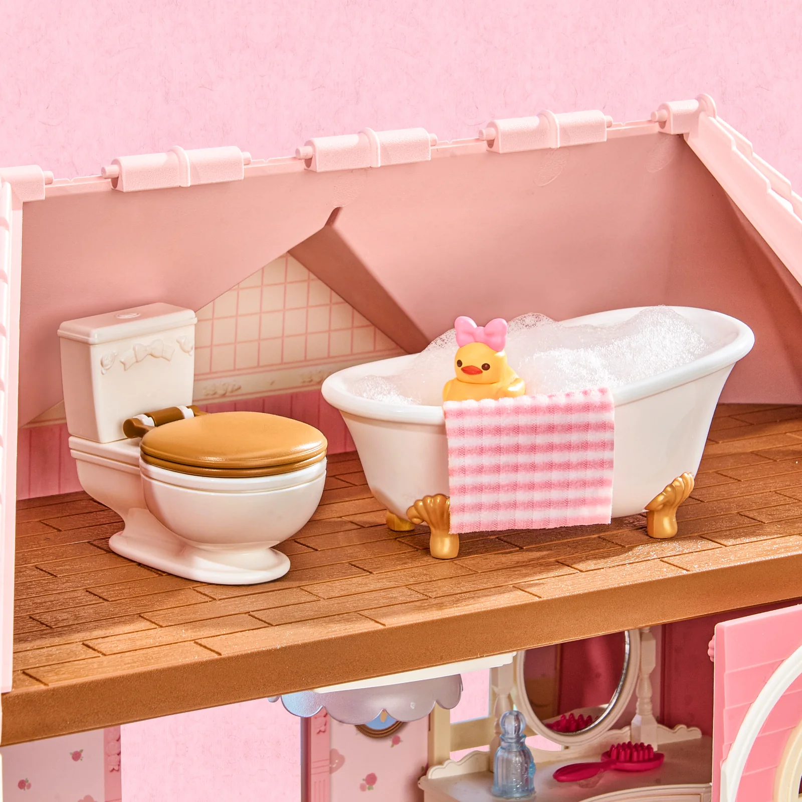 Rolife Fairy Rose Cottage Haley Island DIY Dollhouse Kit HH001 - Image 9