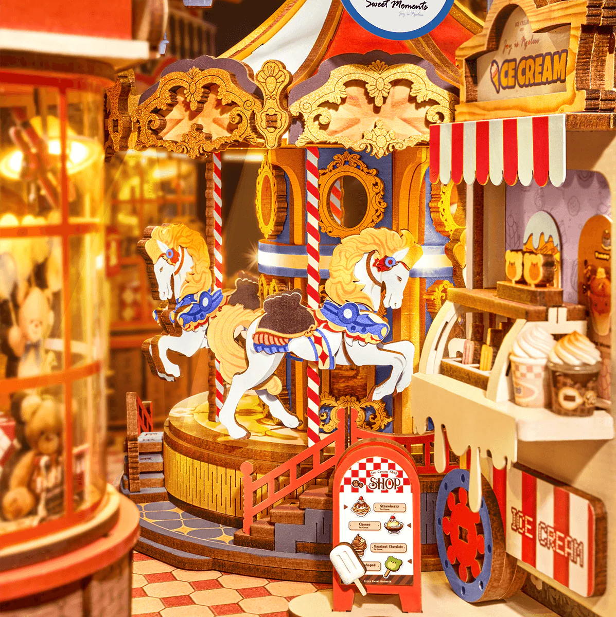 Rolife Fairytale Amusement Park DIY Book Nook TGB17 - Image 3