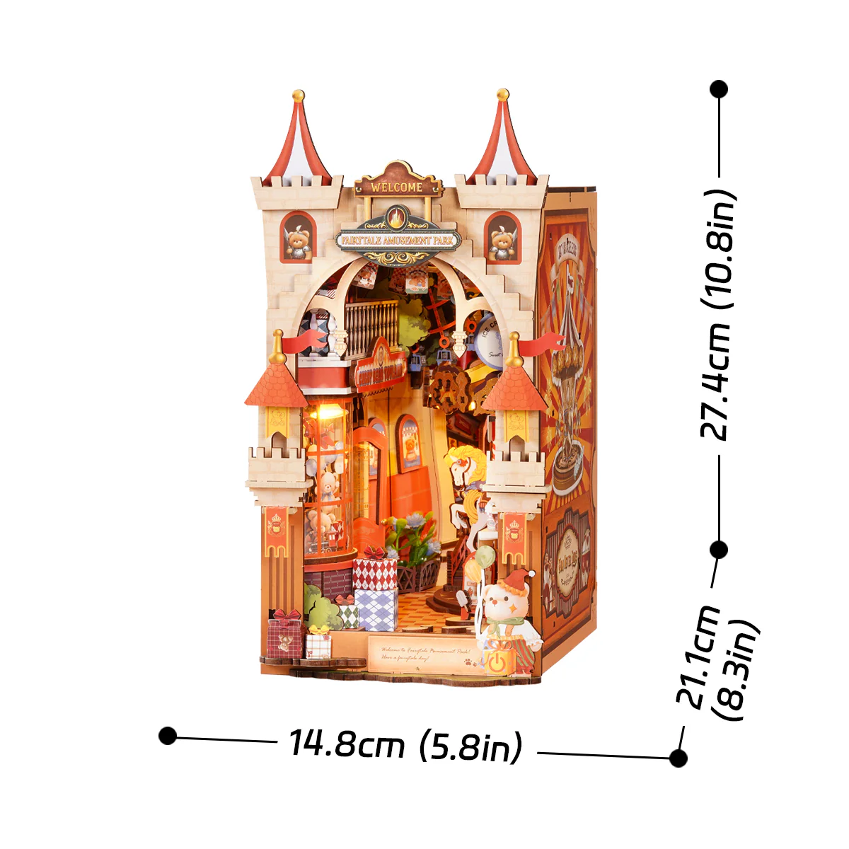 Rolife Fairytale Amusement Park DIY Book Nook TGB17 - Image 6
