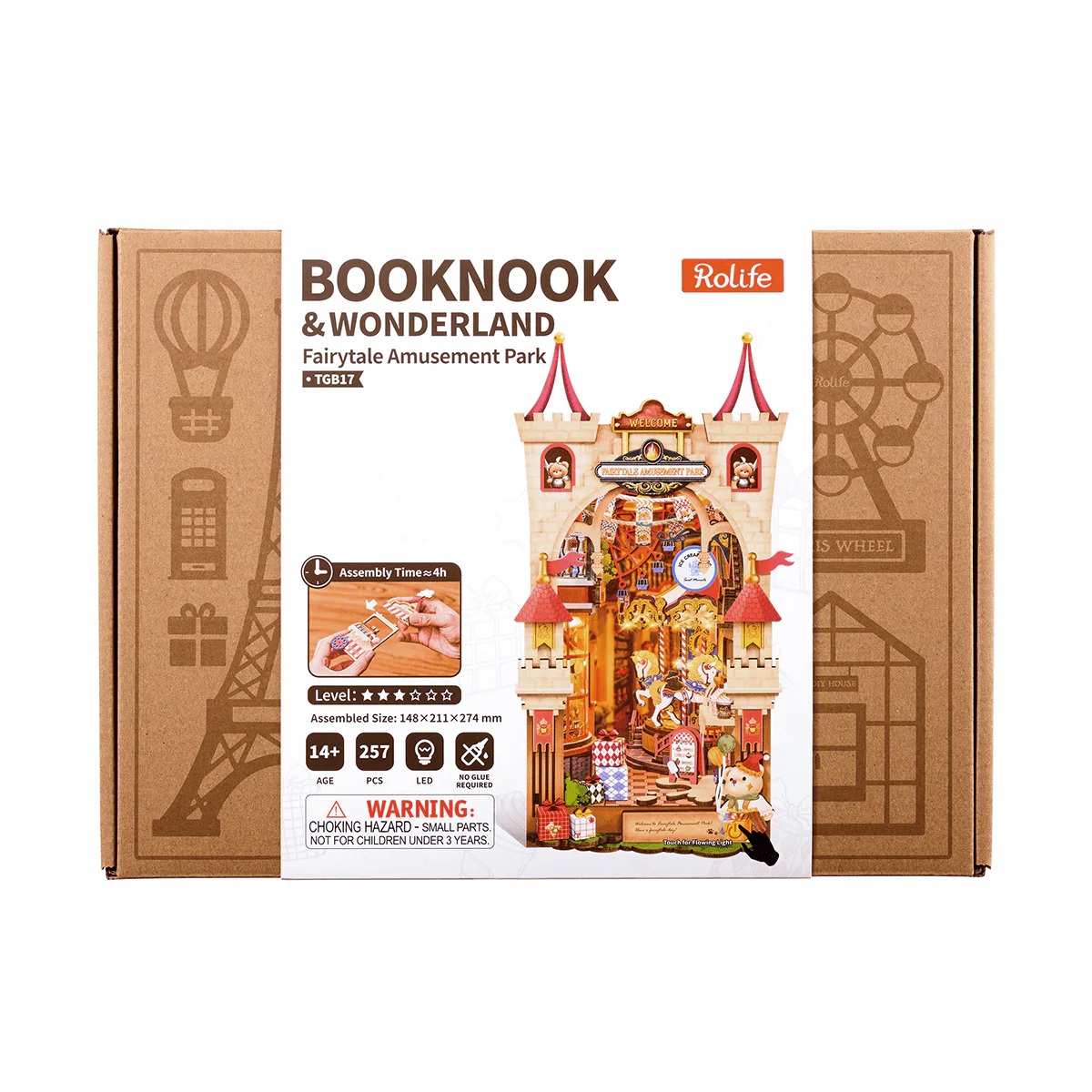 Rolife Fairytale Amusement Park DIY Book Nook TGB17 - Image 7